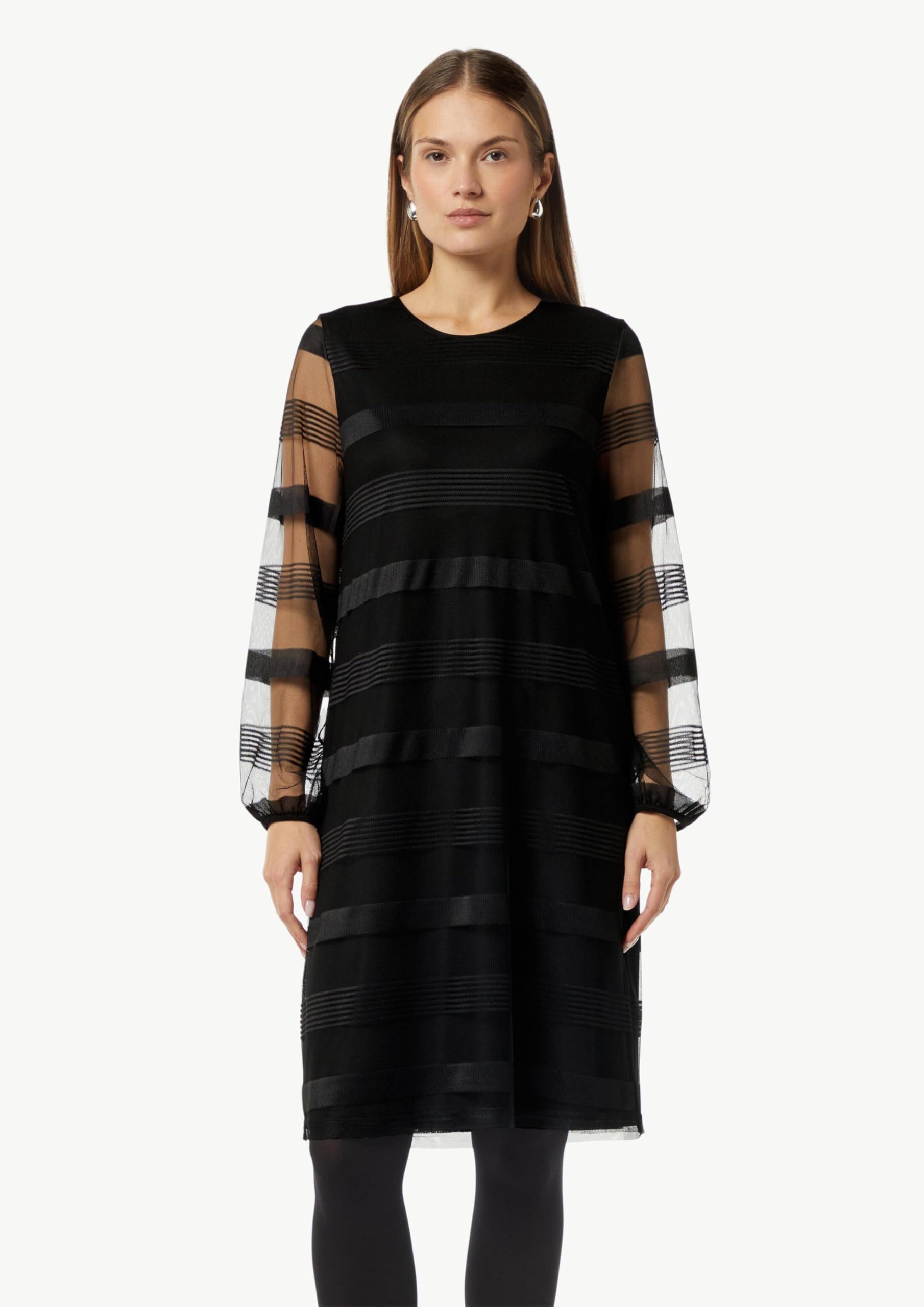 comma-dresses-mesh-kleid-gestreift-gr-e-36-rundhals image 6