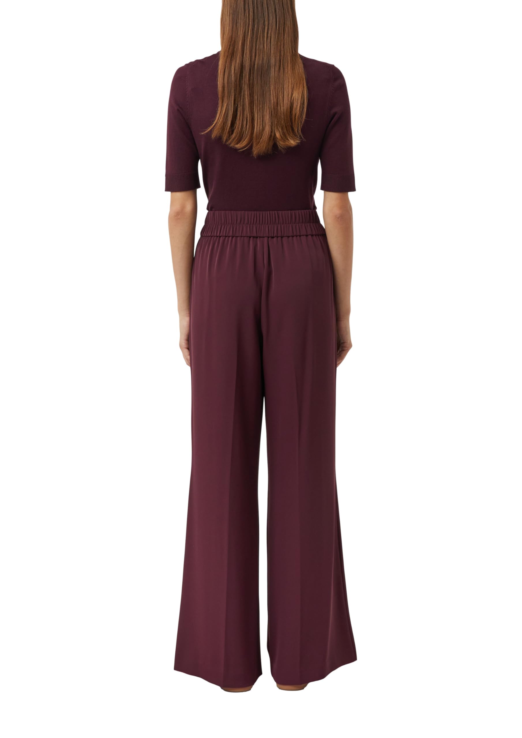 comma-trousers-klassische-marlenehose-gr-46-bordeaux image 2
