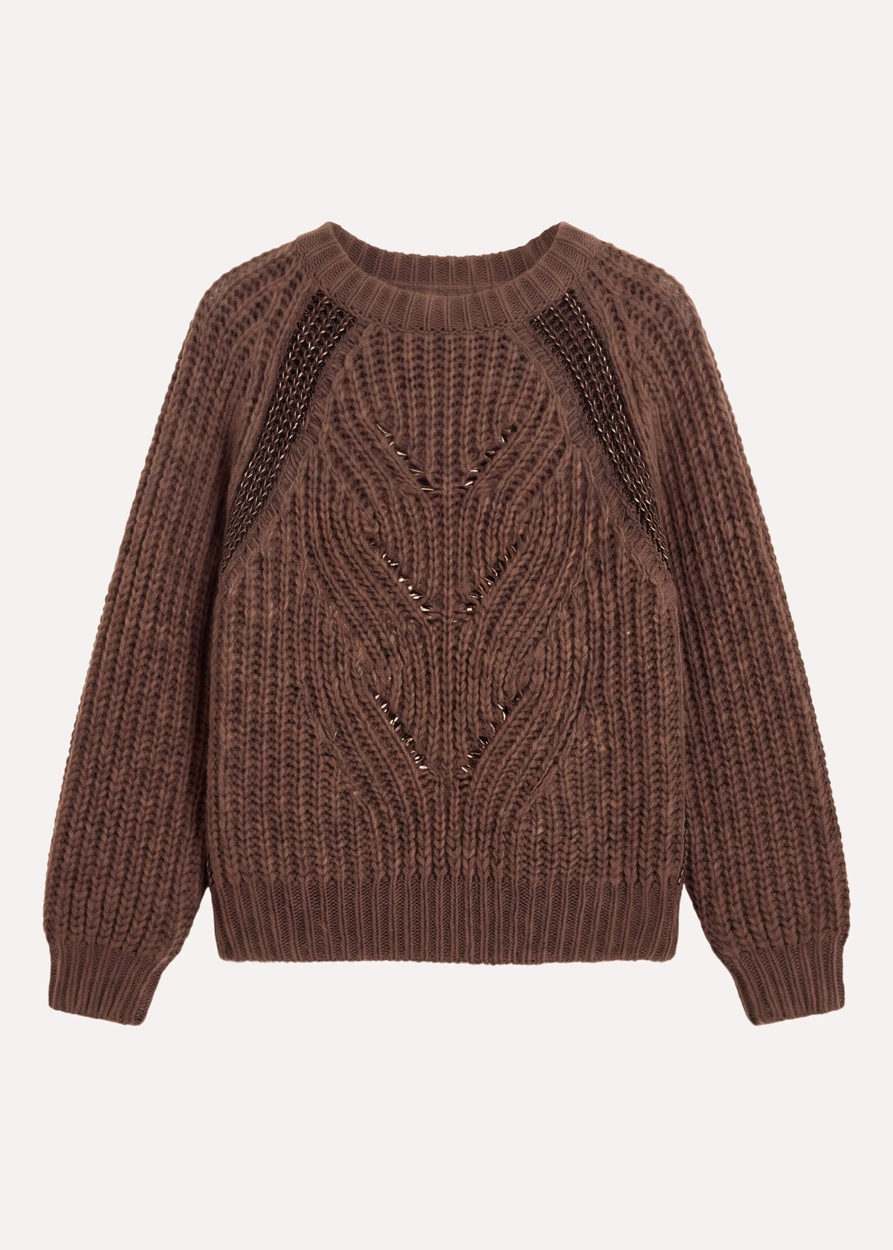 la-f-e-marabout-e-guilio-pullover-damen-khaki-alpaka image 6
