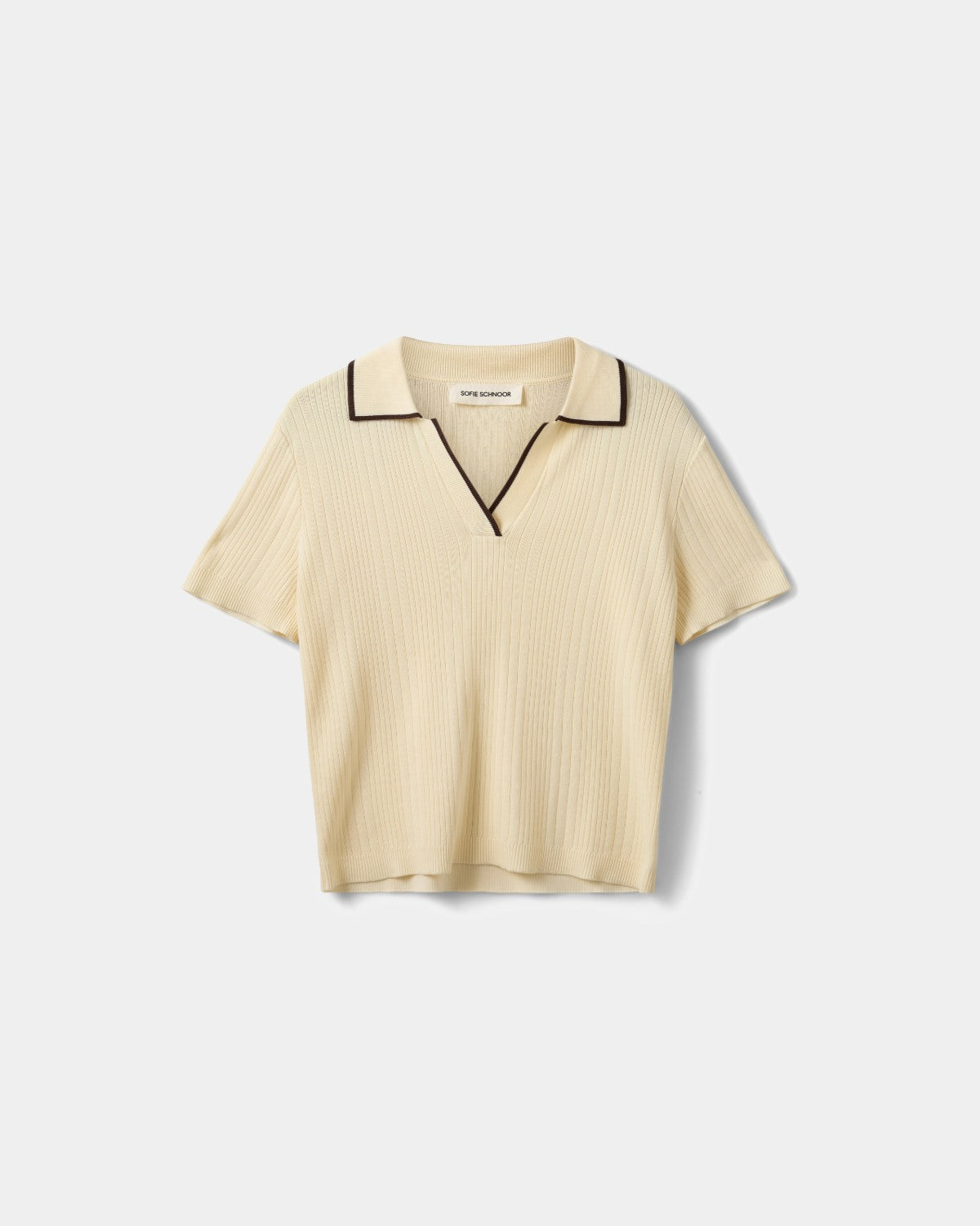 sofie-schnoor-women-jamiesw-knit-polo-off-white image 1