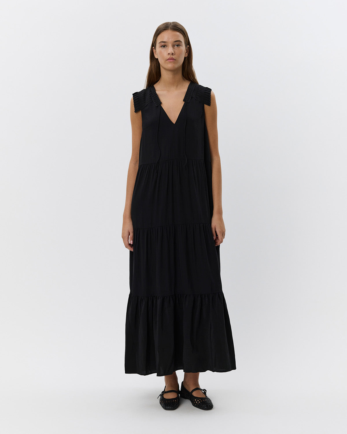 sofie-schnoor-women-maddiesw-maxikleid-schwarz-baumwolle image 3
