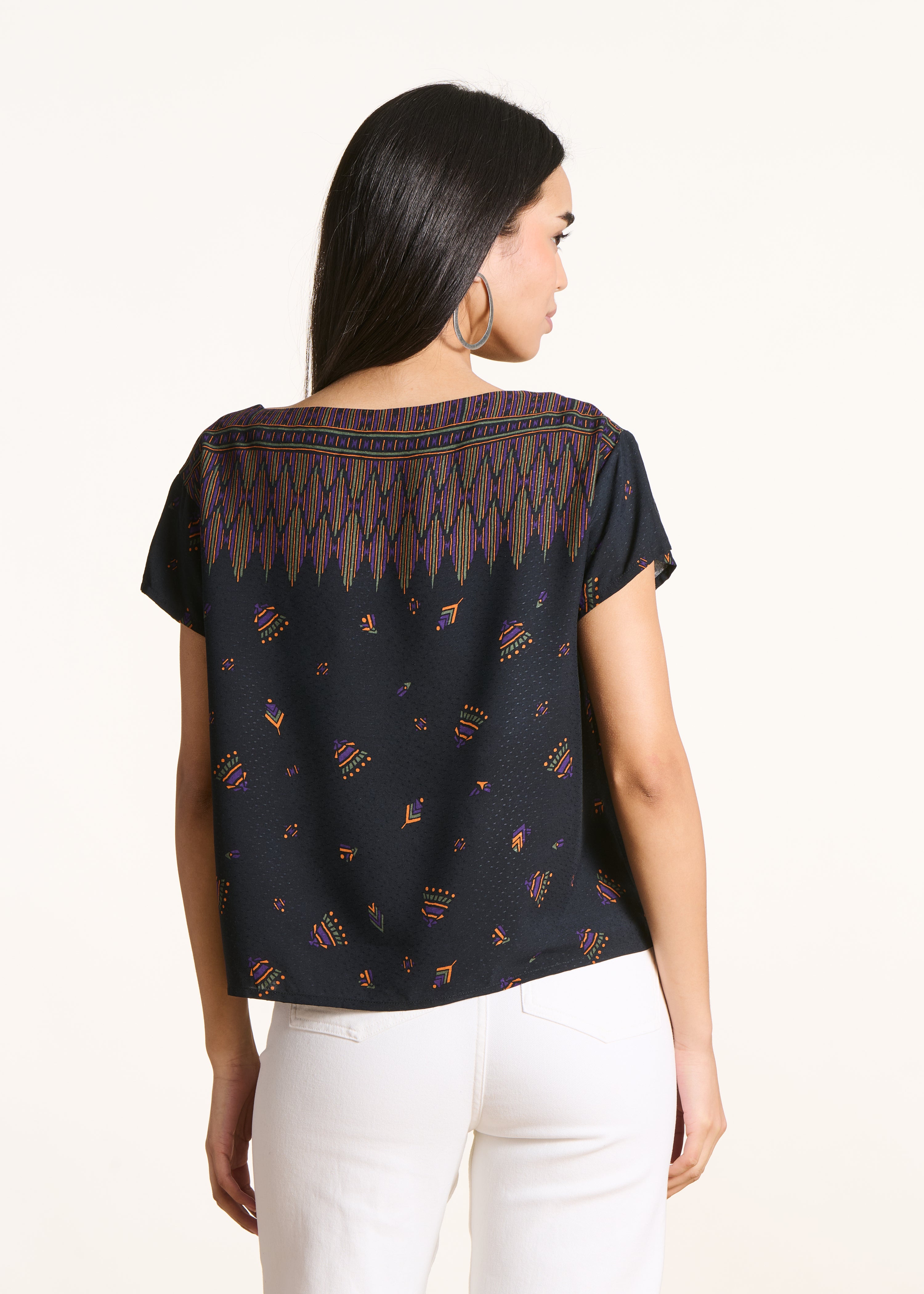 la-f-e-marabout-e-tops-t-shirts-figeac-top-schwarz-ethnomuster image 3