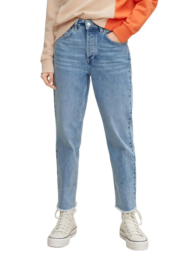 comma-freizeithose-damen-jeans-ausgestelltes-bein image 1