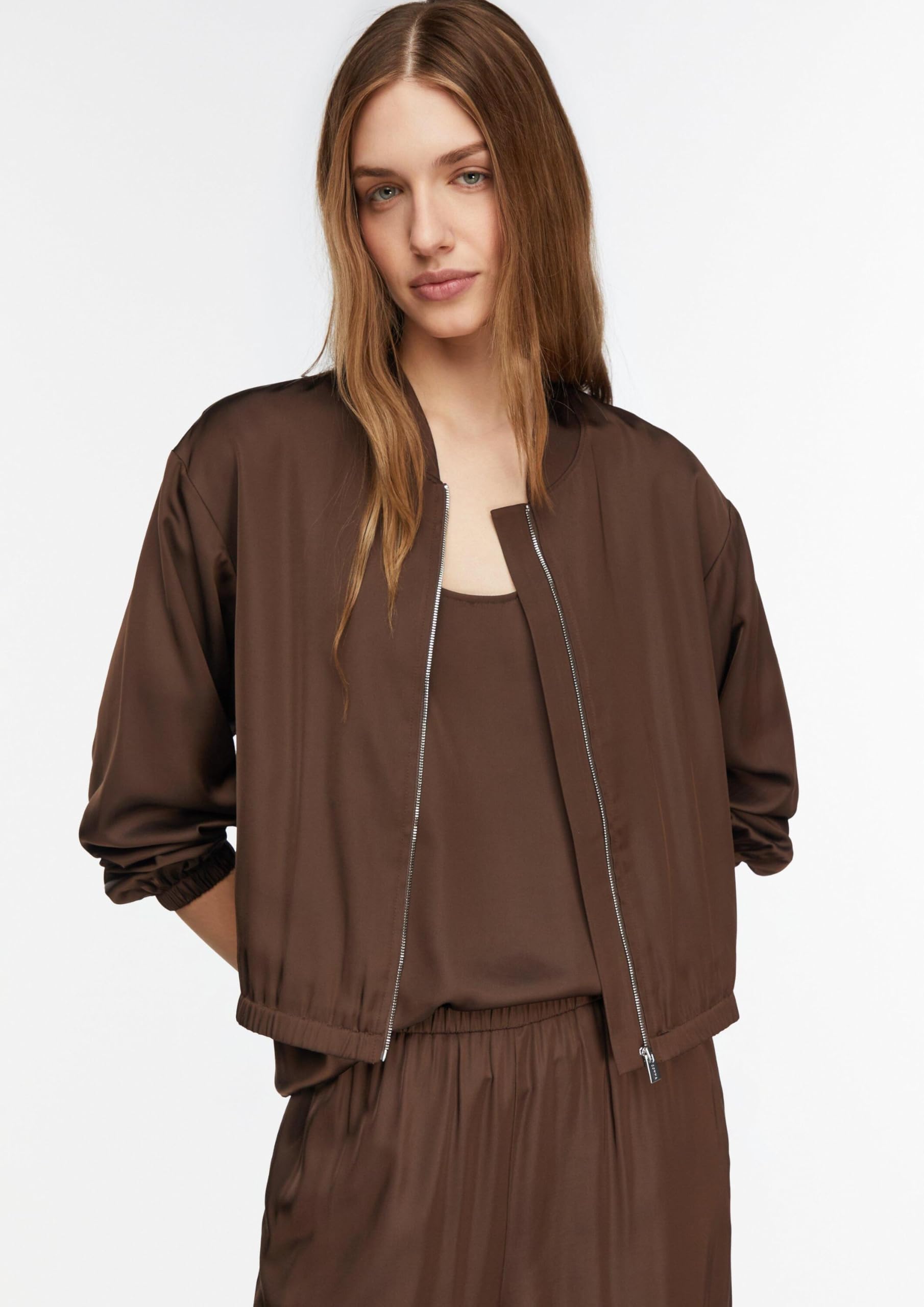 comma-blousonjacke-satin-gr-42-bomberkragen image 6