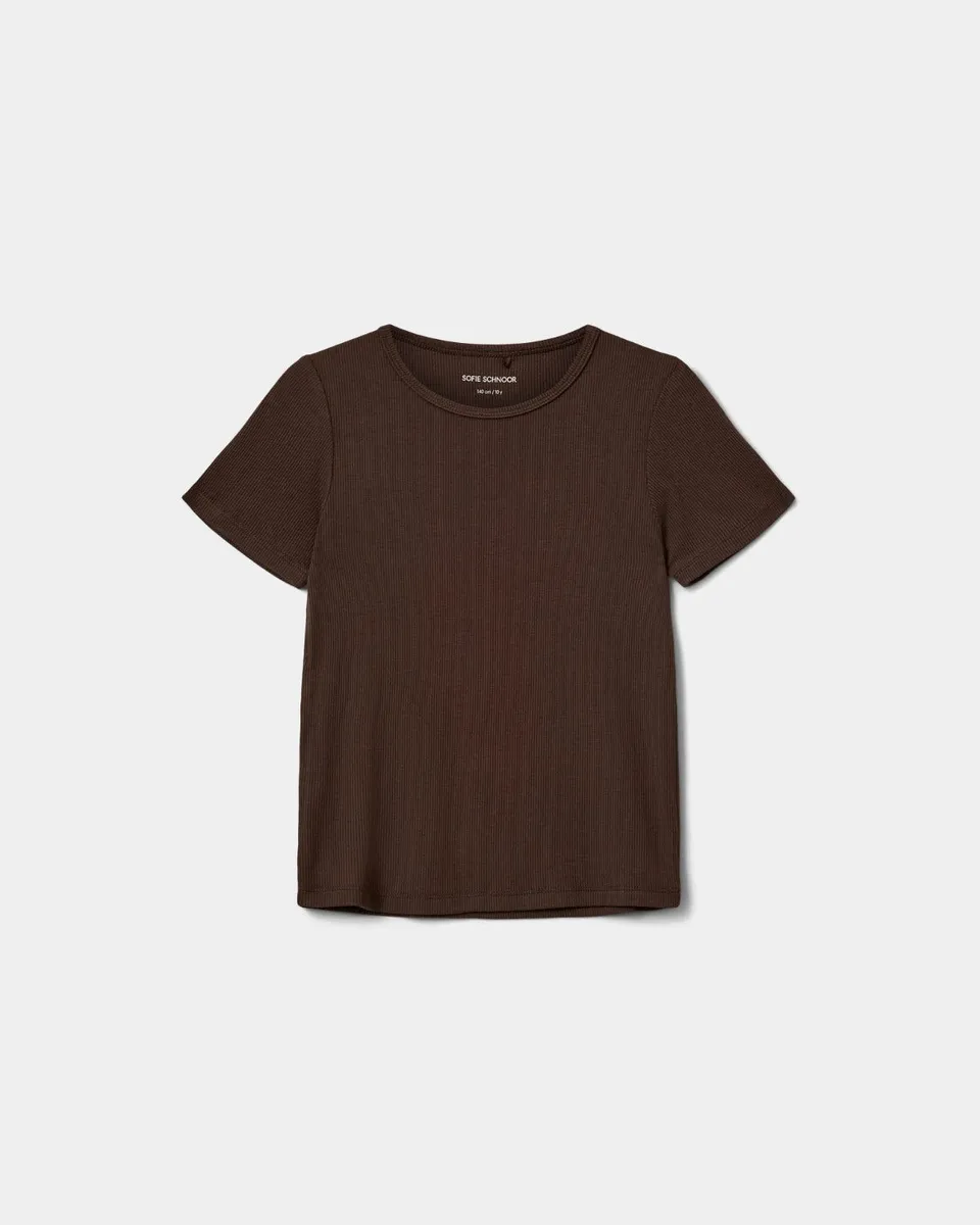 sofie-schnoor-young-nataliasy-t-shirt-brown-fudge-viskose image 1