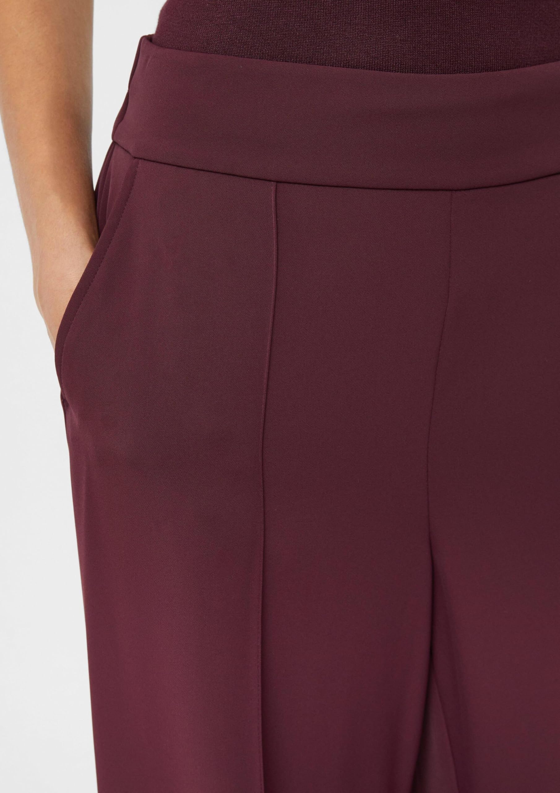 comma-trousers-klassische-marlenehose-gr-46-bordeaux image 4