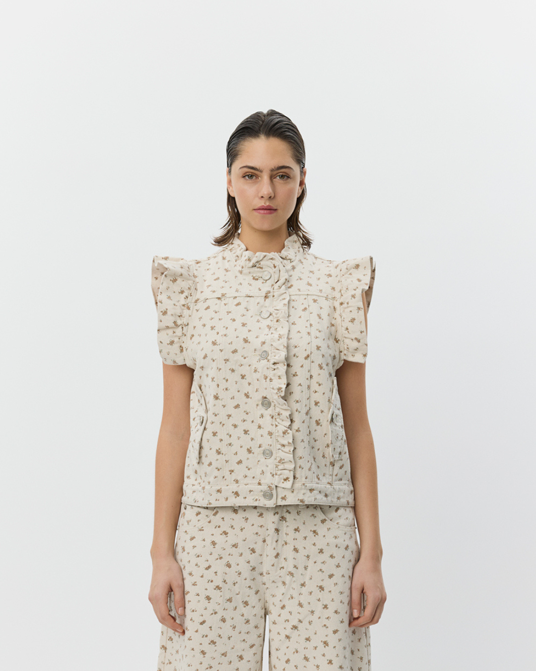 sofie-schnoor-women-farahsw-weste-rose-flower-baumwolle image 5