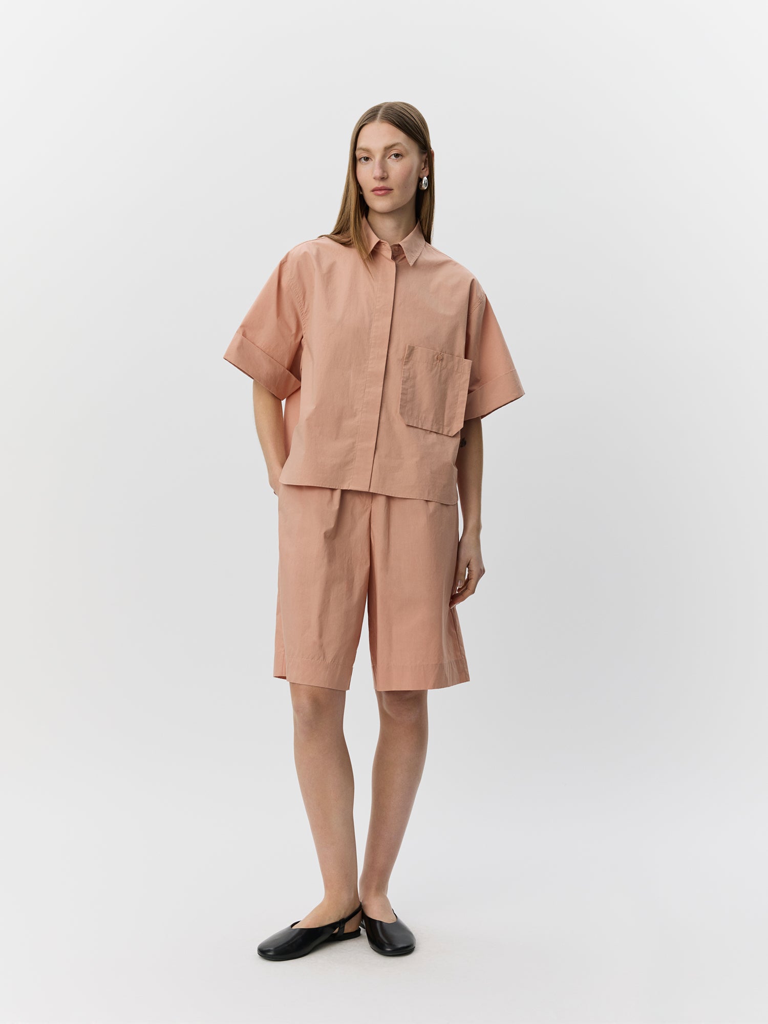 sofie-schnoor-blairsw-bermuda-shorts-caf-cr-me-baumwolle image 2