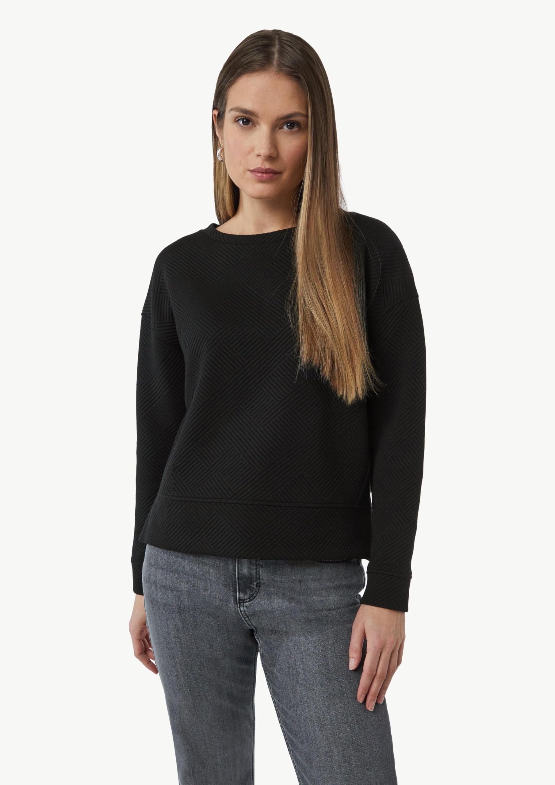 comma-sweatshirt-damen-musterstruktur-gr-38-fein image 5