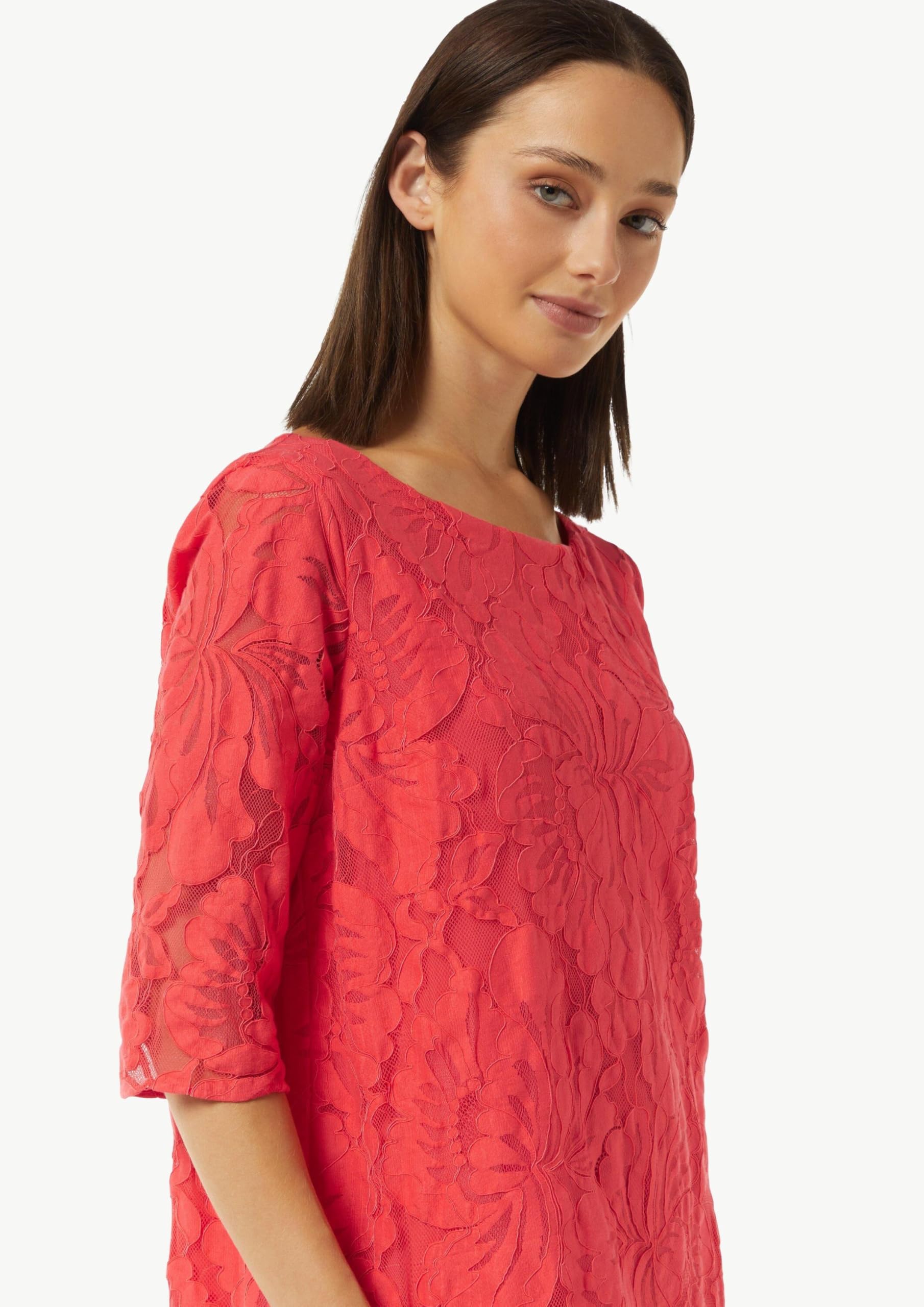 comma-spitzenkleid-kleid-pink-4294-kurz-damen image 4