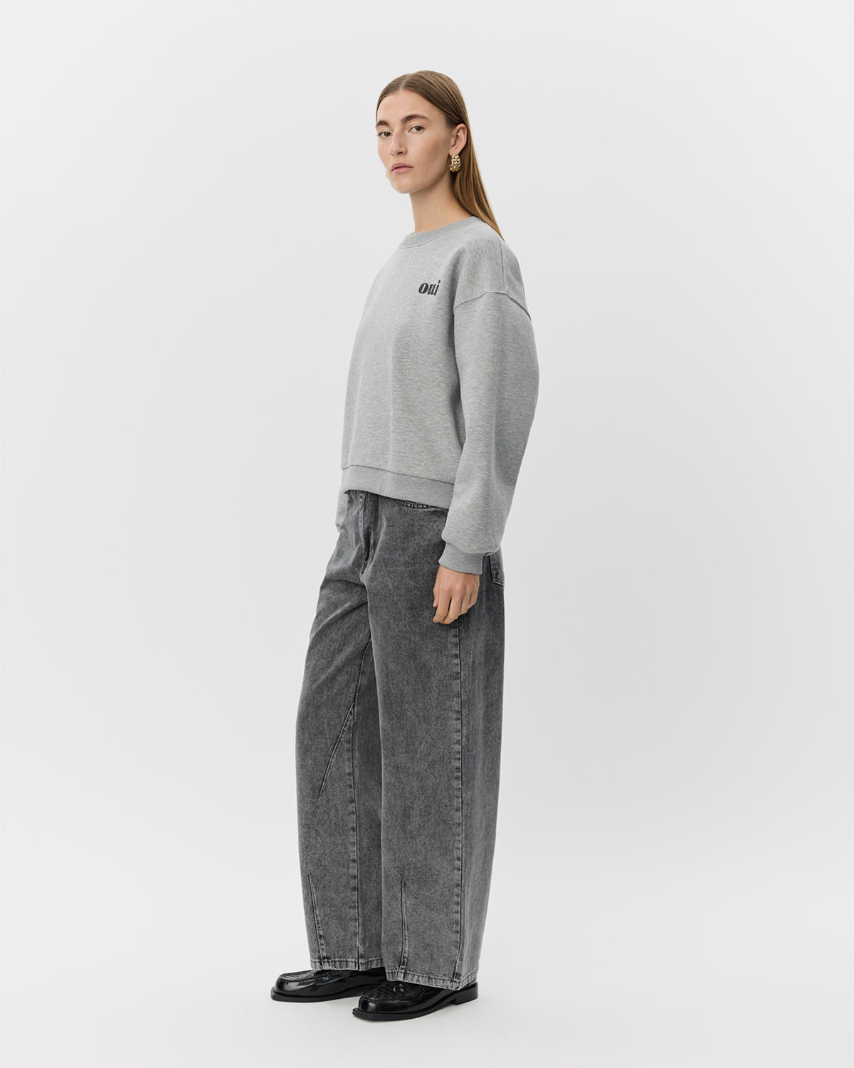 sofie-schnoor-women-elinsw-sweatshirt-grau-oui-print image 3
