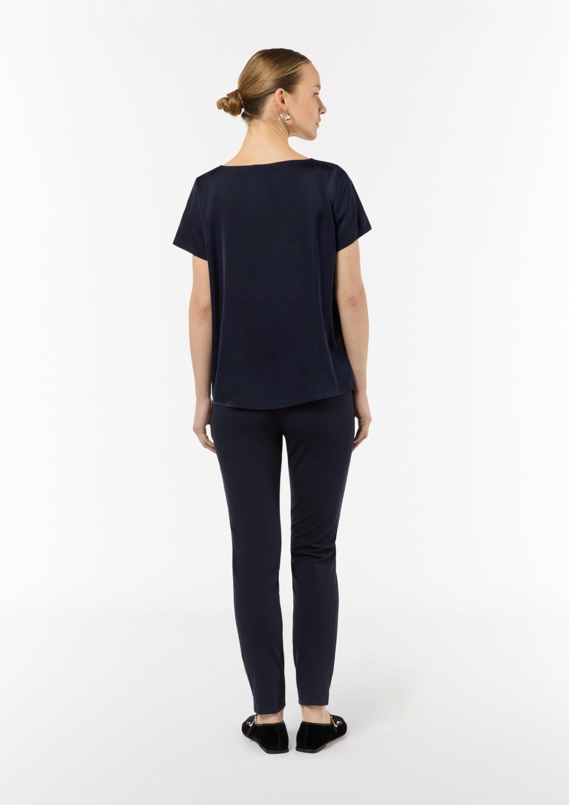 comma-bluse-damen-satinbluse-elegant-navy image 7