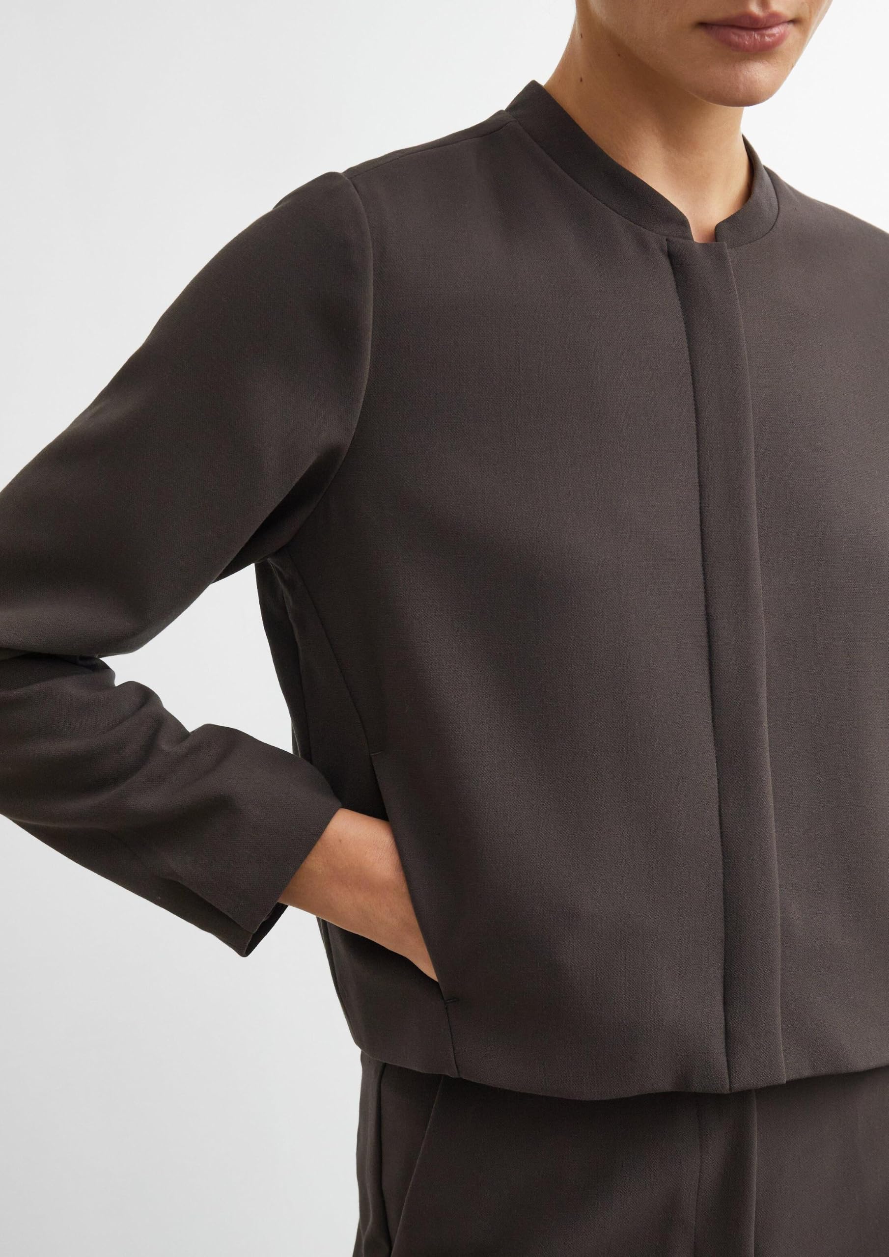 comma-indoor-jacke-boxy-fit-stehkragen-gr-44 image 5