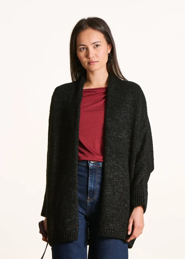 la-f-e-marabout-e-camille-cardigan-schwarz-mohair-oversize image 1
