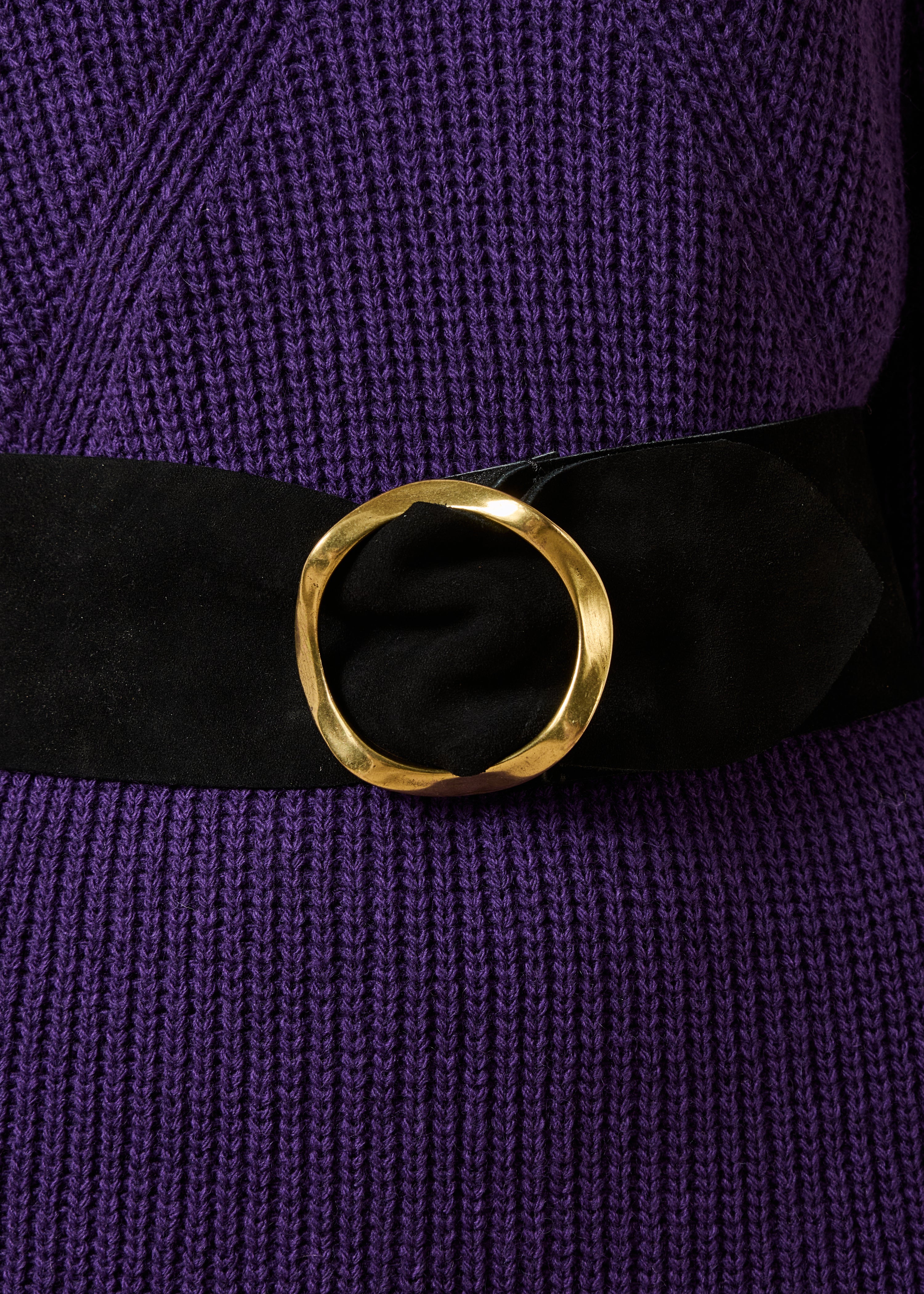 la-f-e-marabout-e-grudel-g-rtel-damen-schwarz-leder image 2