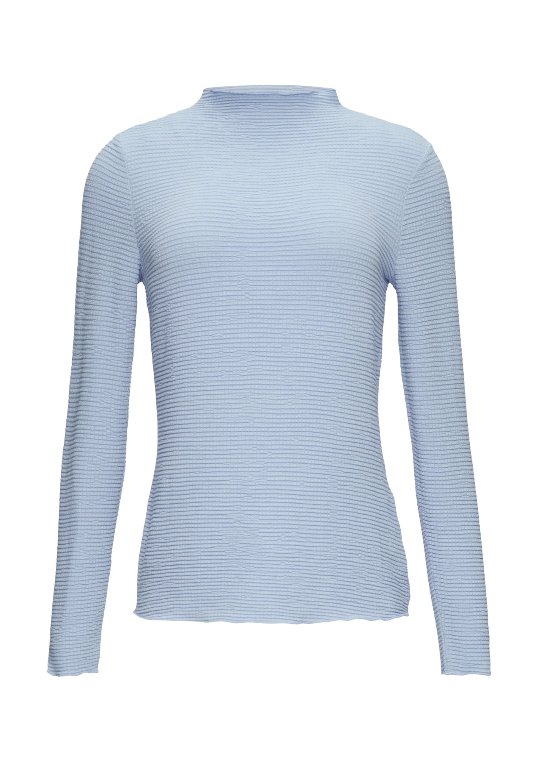 comma-t-shirts-jerseyshirt-stehkragen-himmelblau image 3