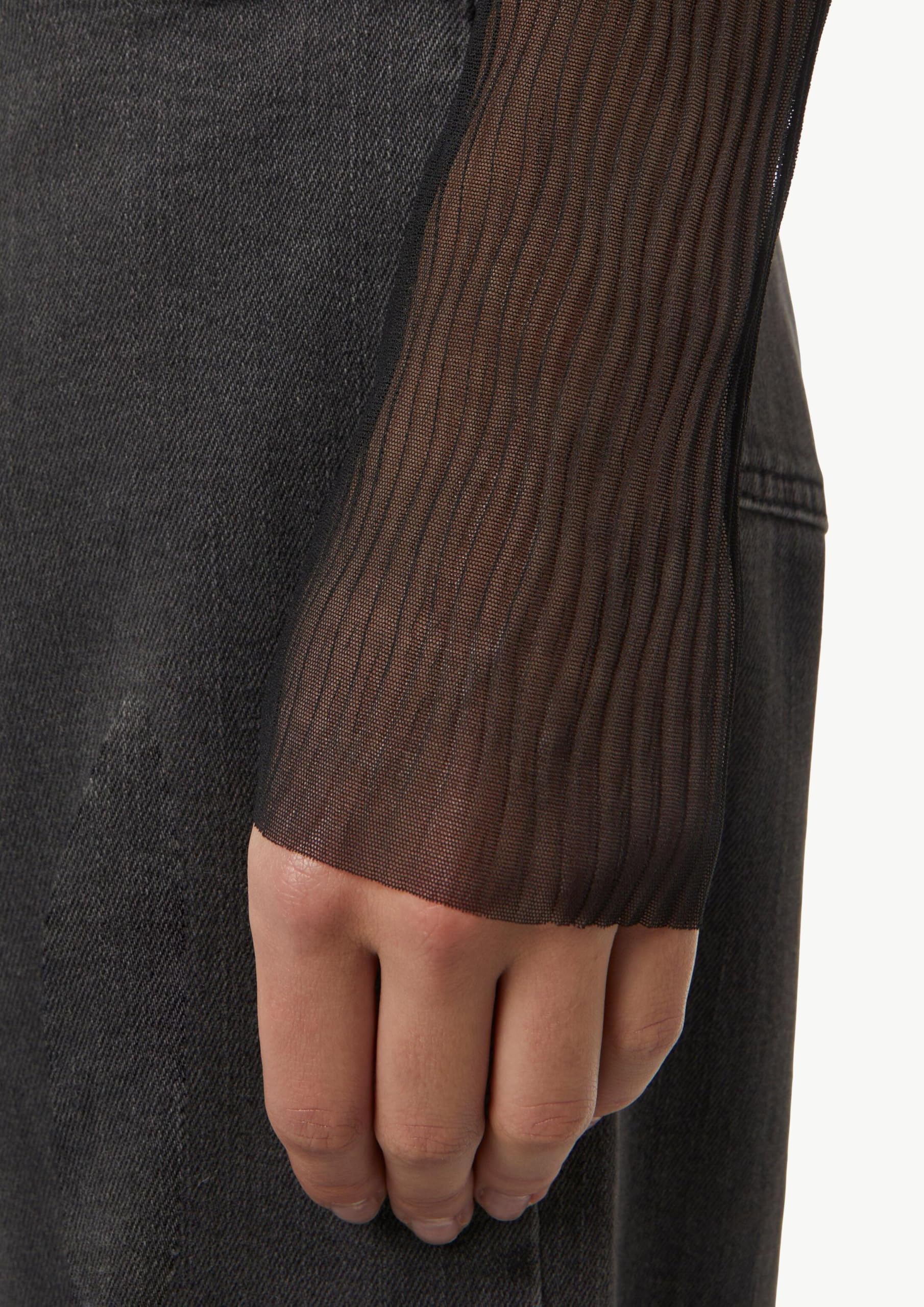 comma-2157793-mesh-longsleeve-gr-44-plissee-shirt image 6