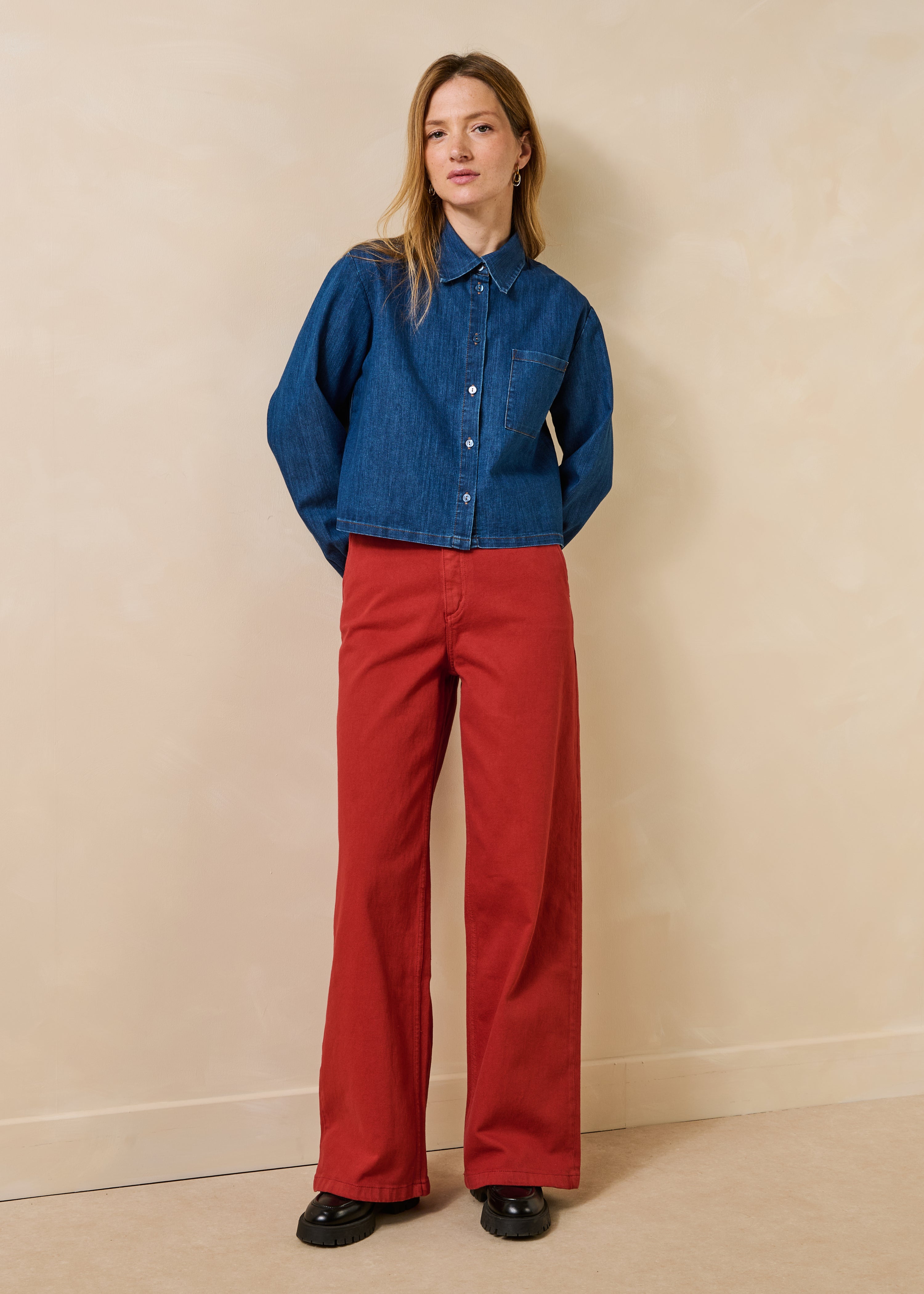 la-f-e-marabout-e-fory-jeansbluse-medium-denim image 2