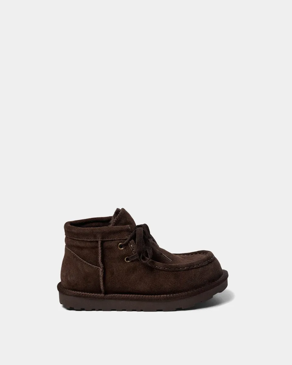 sofie-schnoor-babettsw-teddy-boot-stiefel-dunkelbraun-lammfell image 1