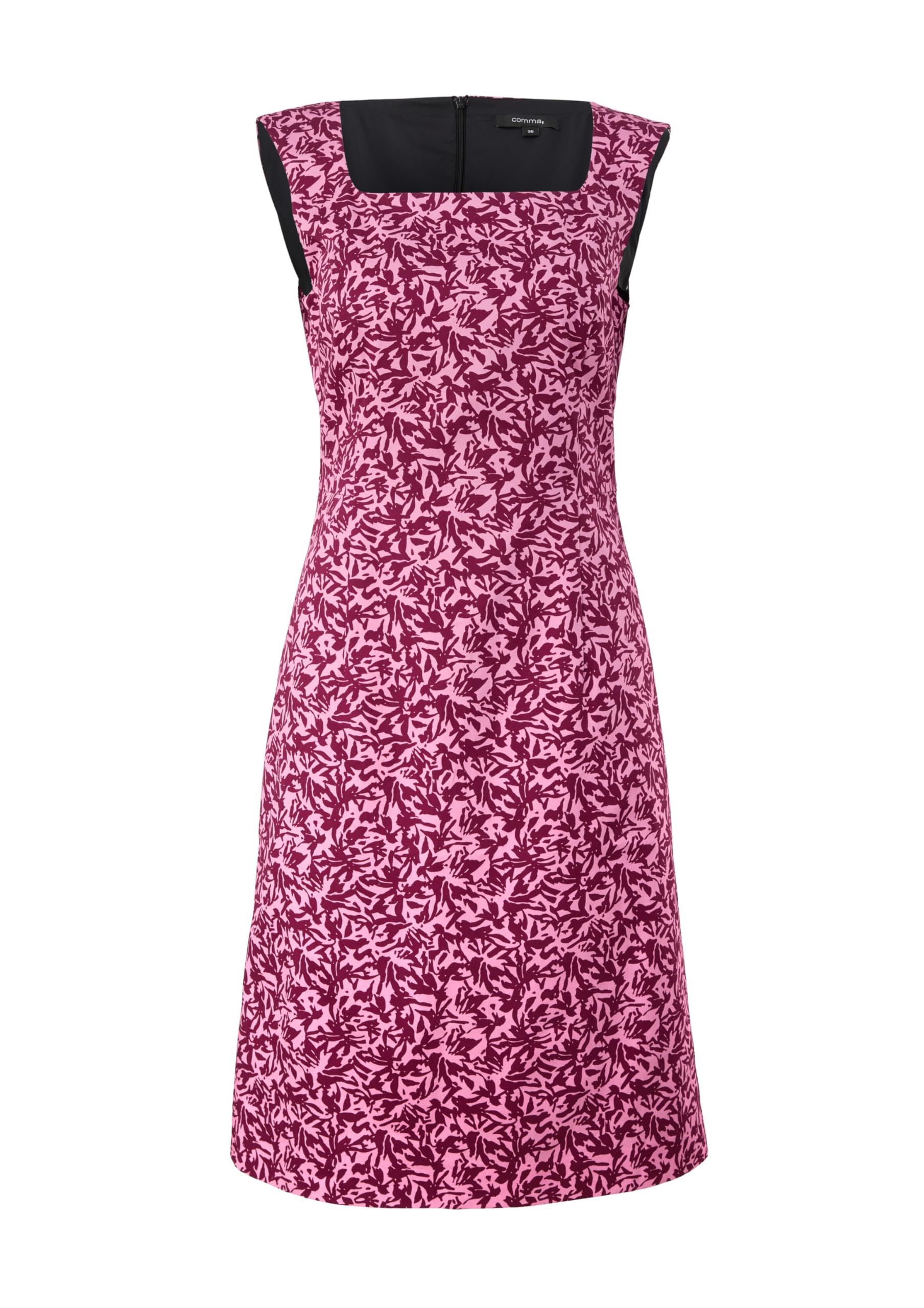 comma-kleid-kurz-baumwollstretch-pink-gr-40-sommer image 4
