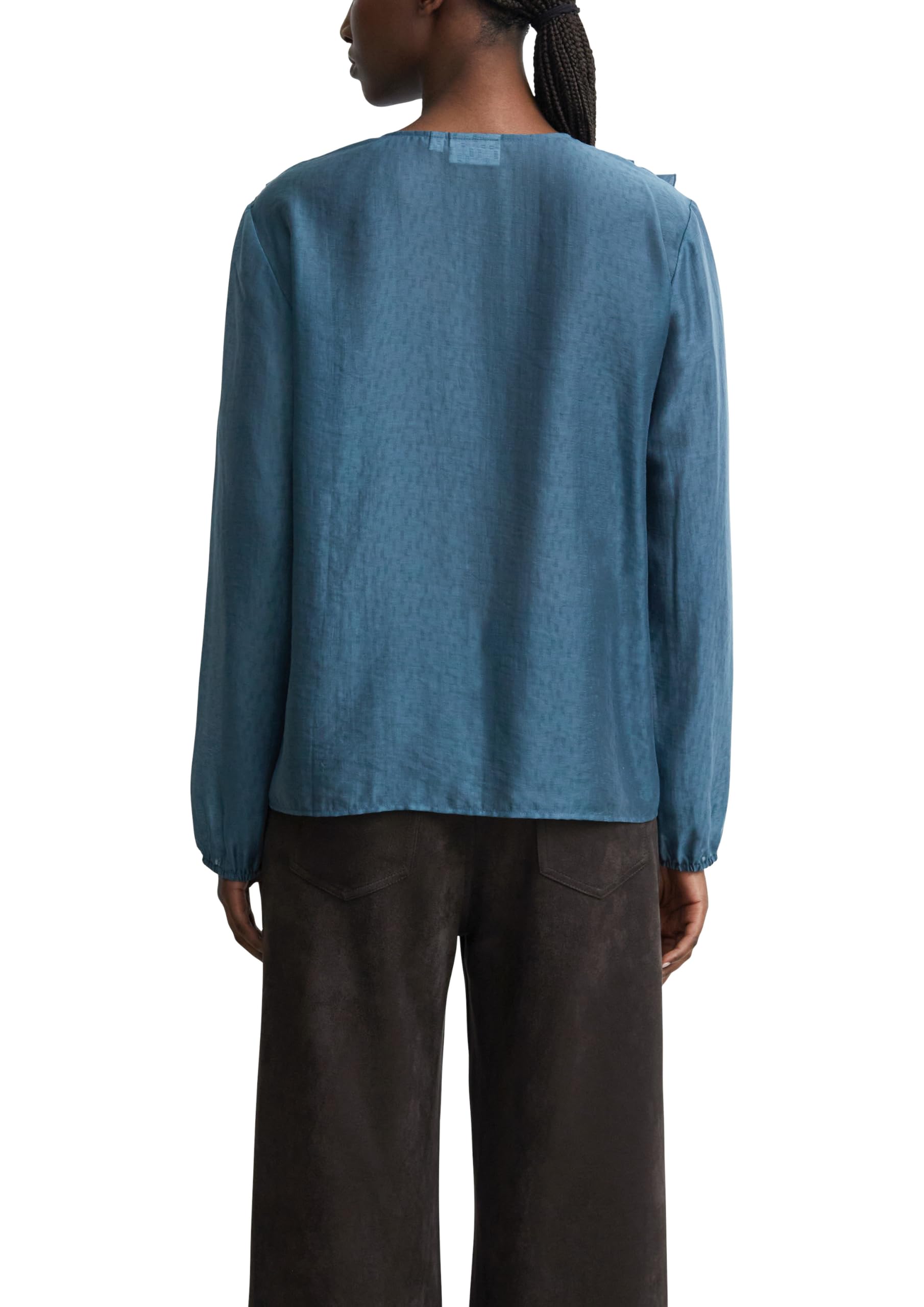 comma-blouses-bluse-jacquard-v-ausschnitt-gr-e-44 image 2