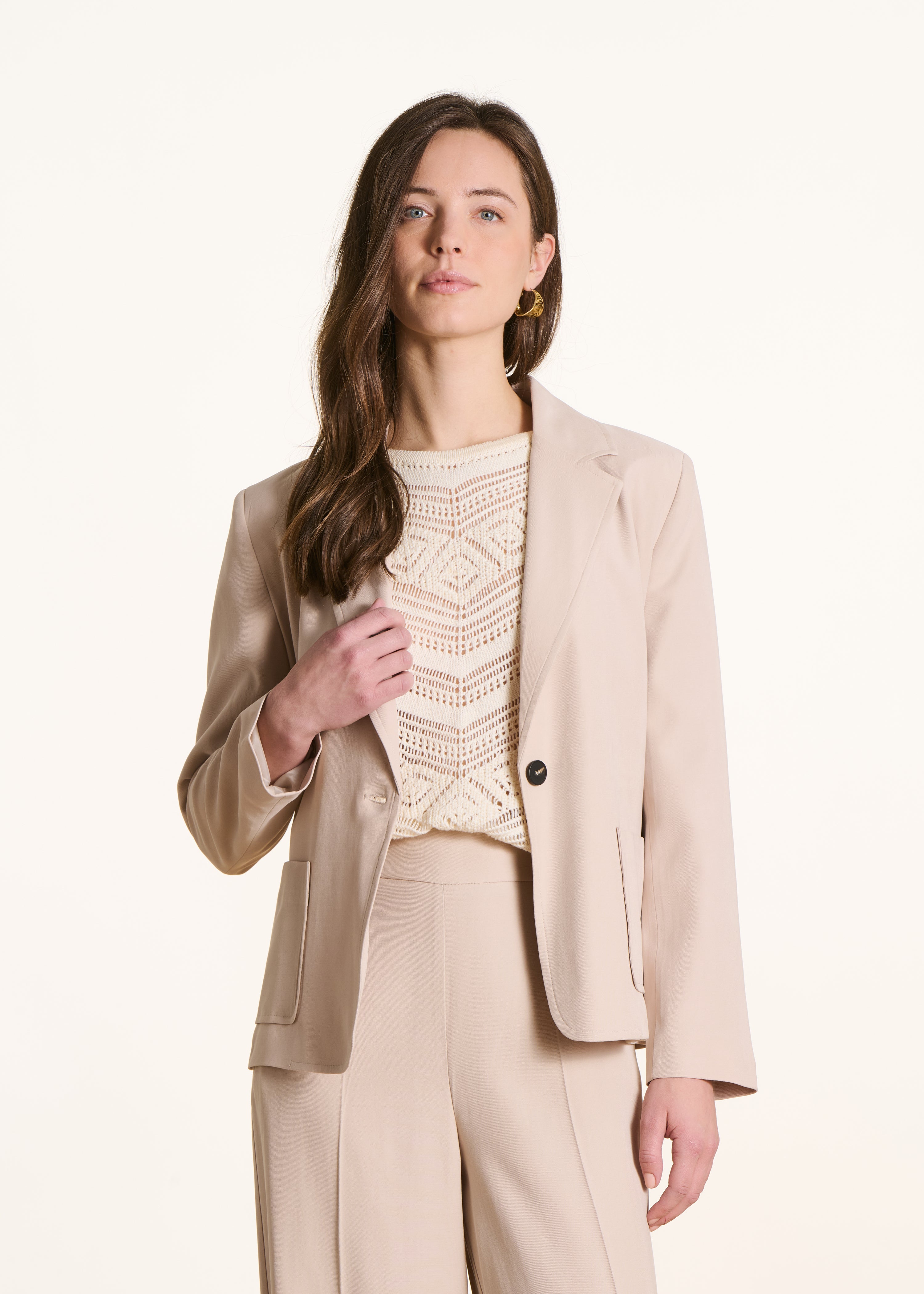 la-f-e-marabout-e-vestes-blazer-beige-g-rtel-oversize image 1