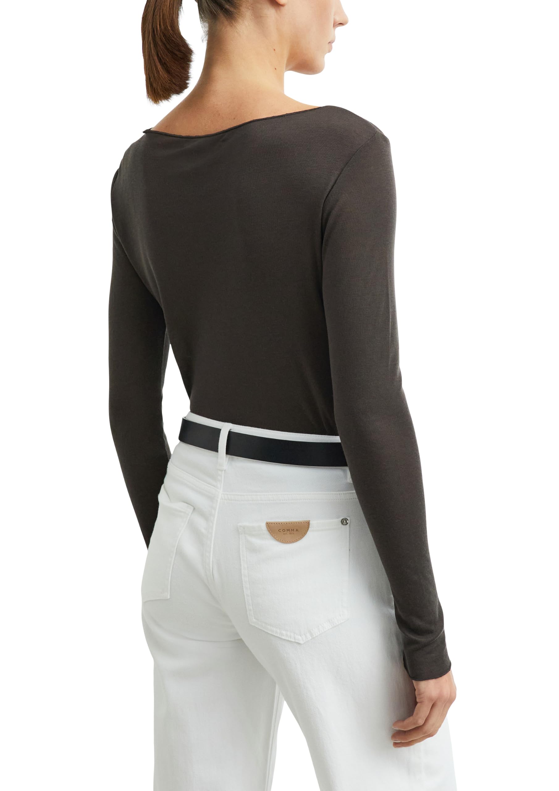 comma-longsleeve-slim-fit-jersey-shirt-40-u-boot-wollanteil image 2