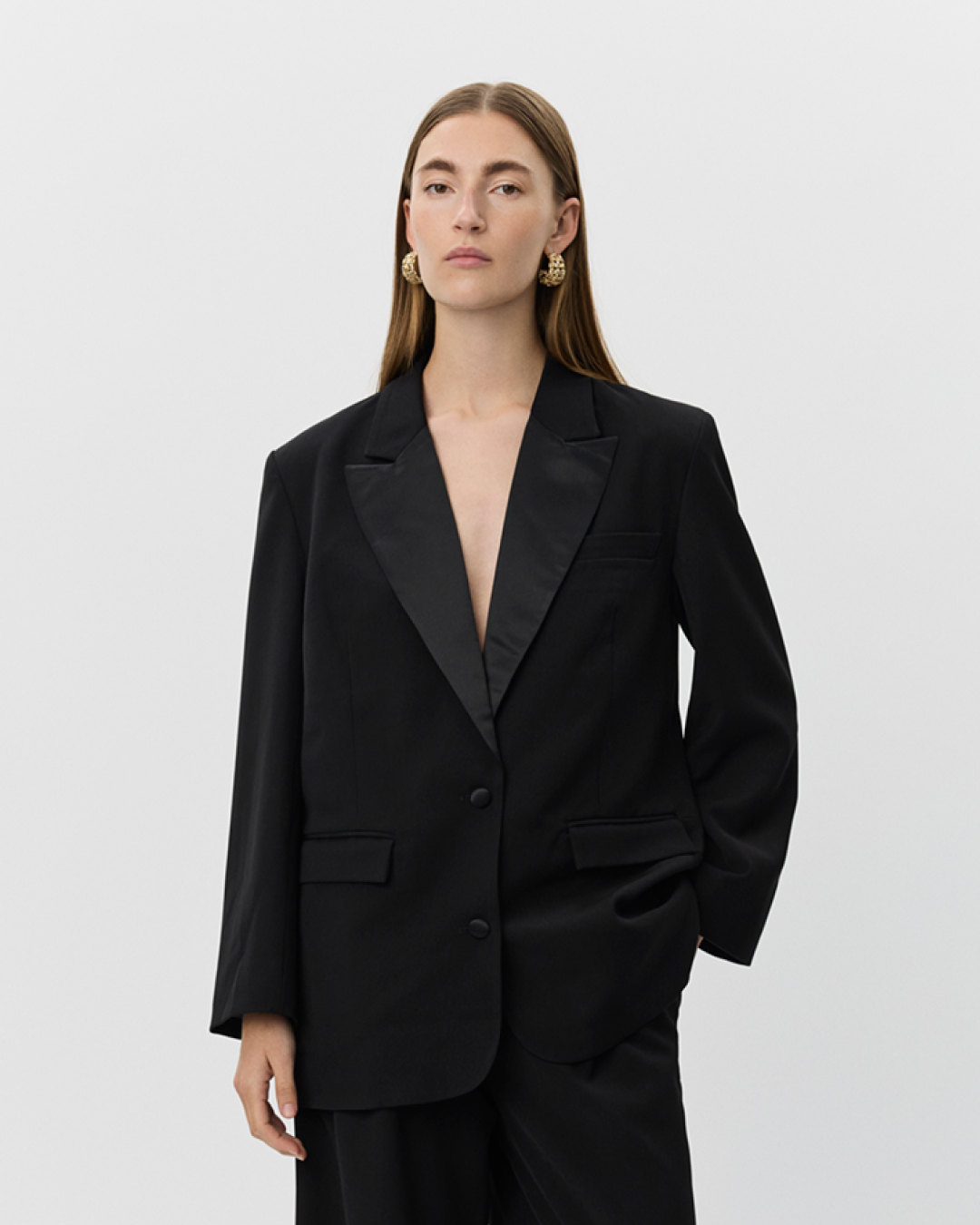 sofie-schnoor-women-lovellesw-blazer-schwarz-satin image 5