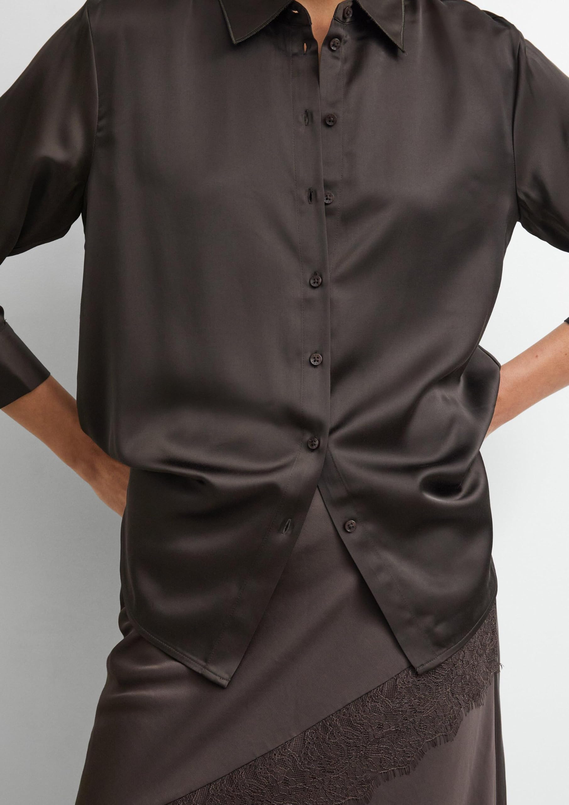 comma-blouses-hemdbluse-satin-regular-fit-langarm image 5