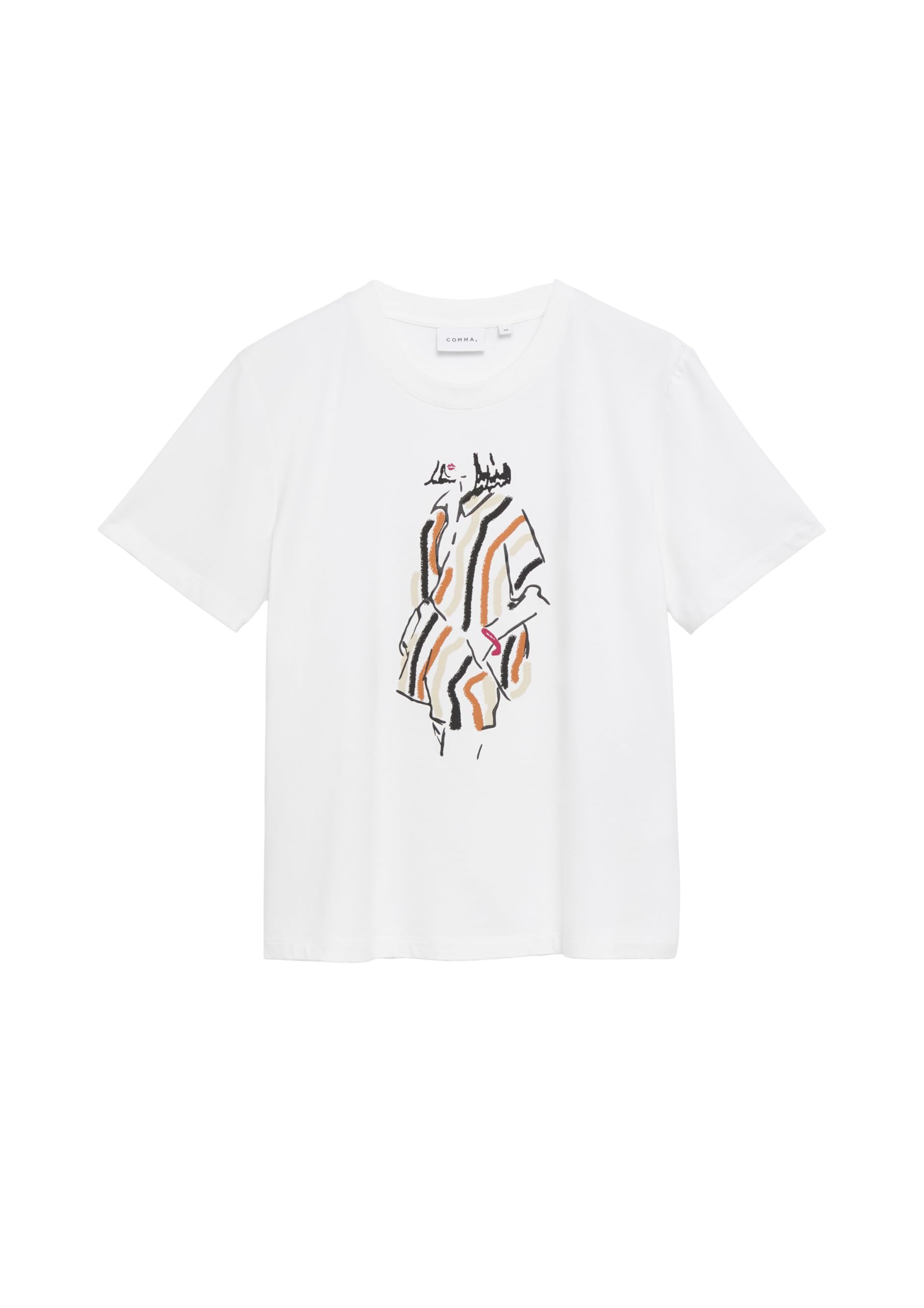 comma-tops-jersey-t-shirt-wei-print-gr-44 image 4