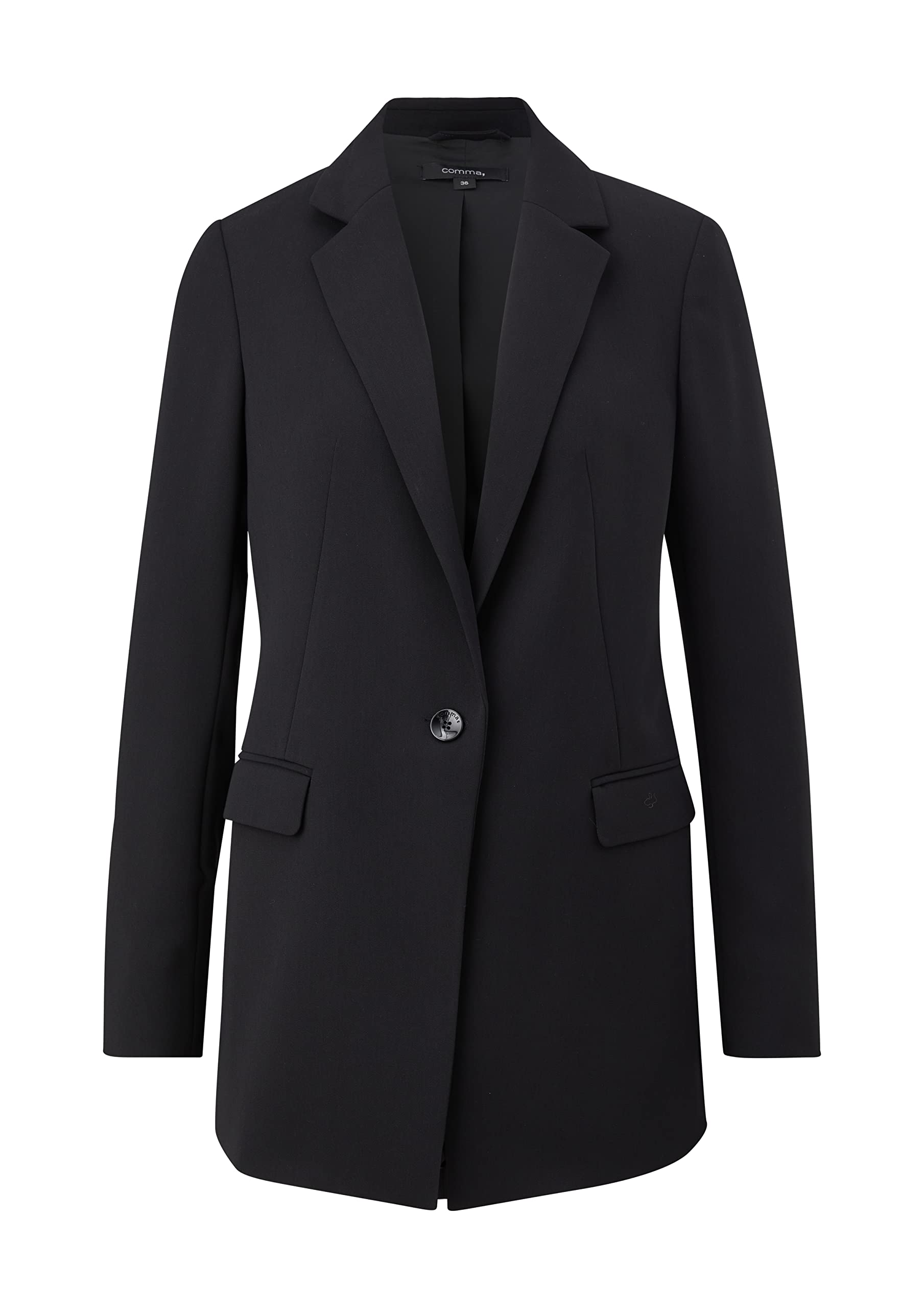 comma-blazers-business-blazer-twill-reverskragen-damen image 2