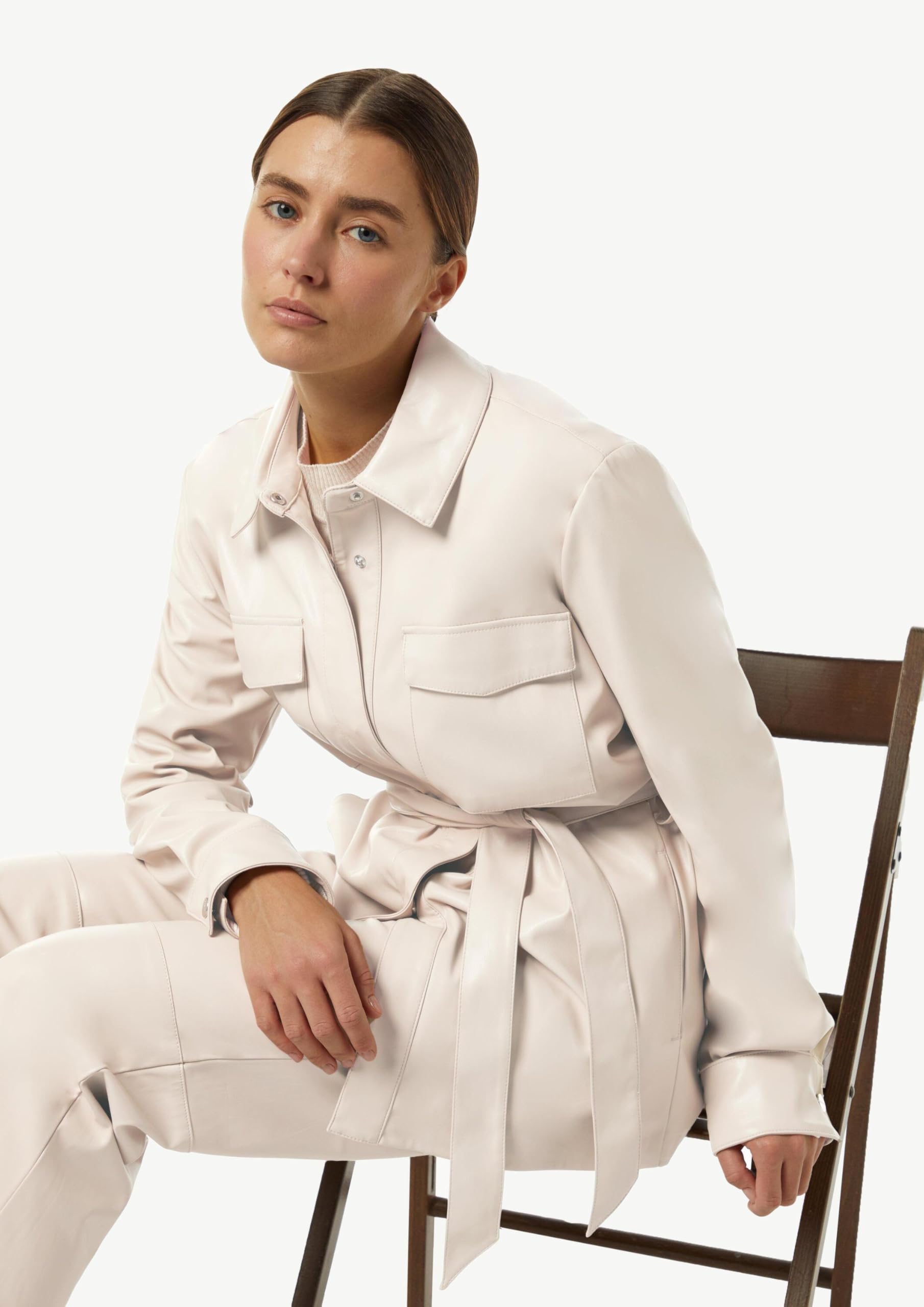 comma-overshirt-jacke-damen-gr-40-lederoptik-g-rtel image 4