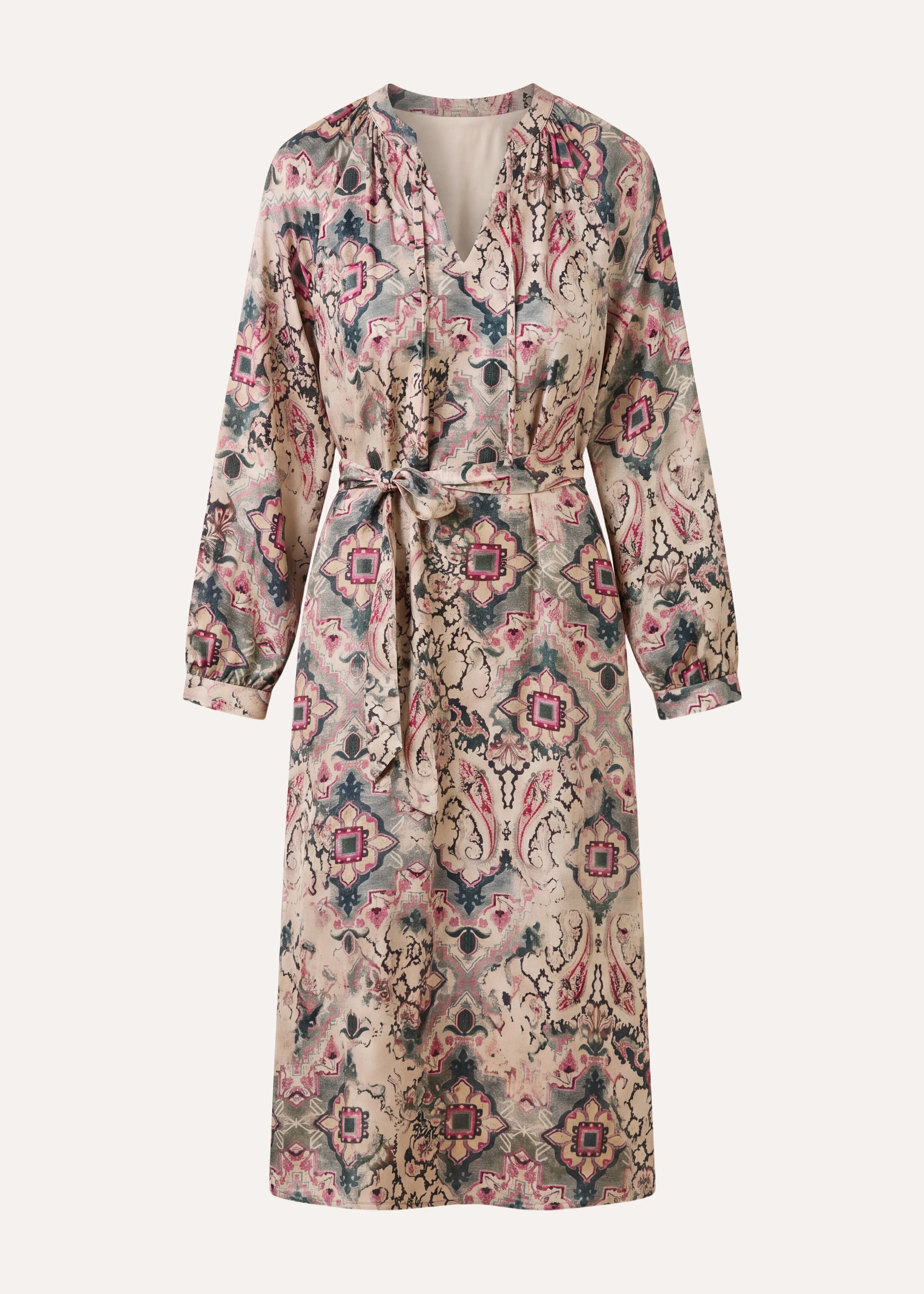 la-f-e-marabout-e-guapi-maxikleid-ecru-print-langarm image 6