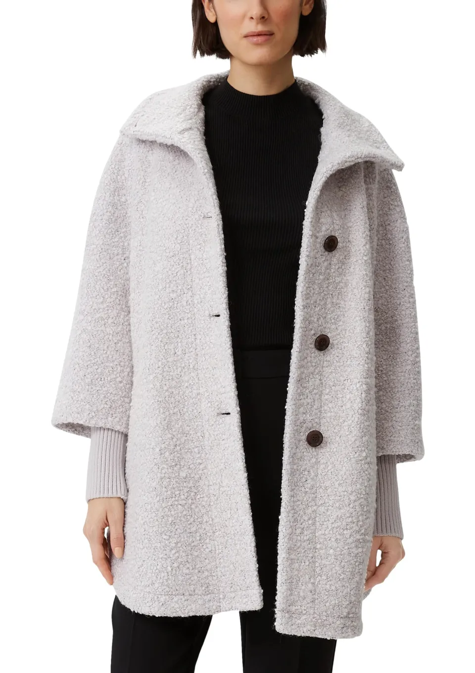 comma-boucl-jacke-beige-gr-44-wollmix image 1