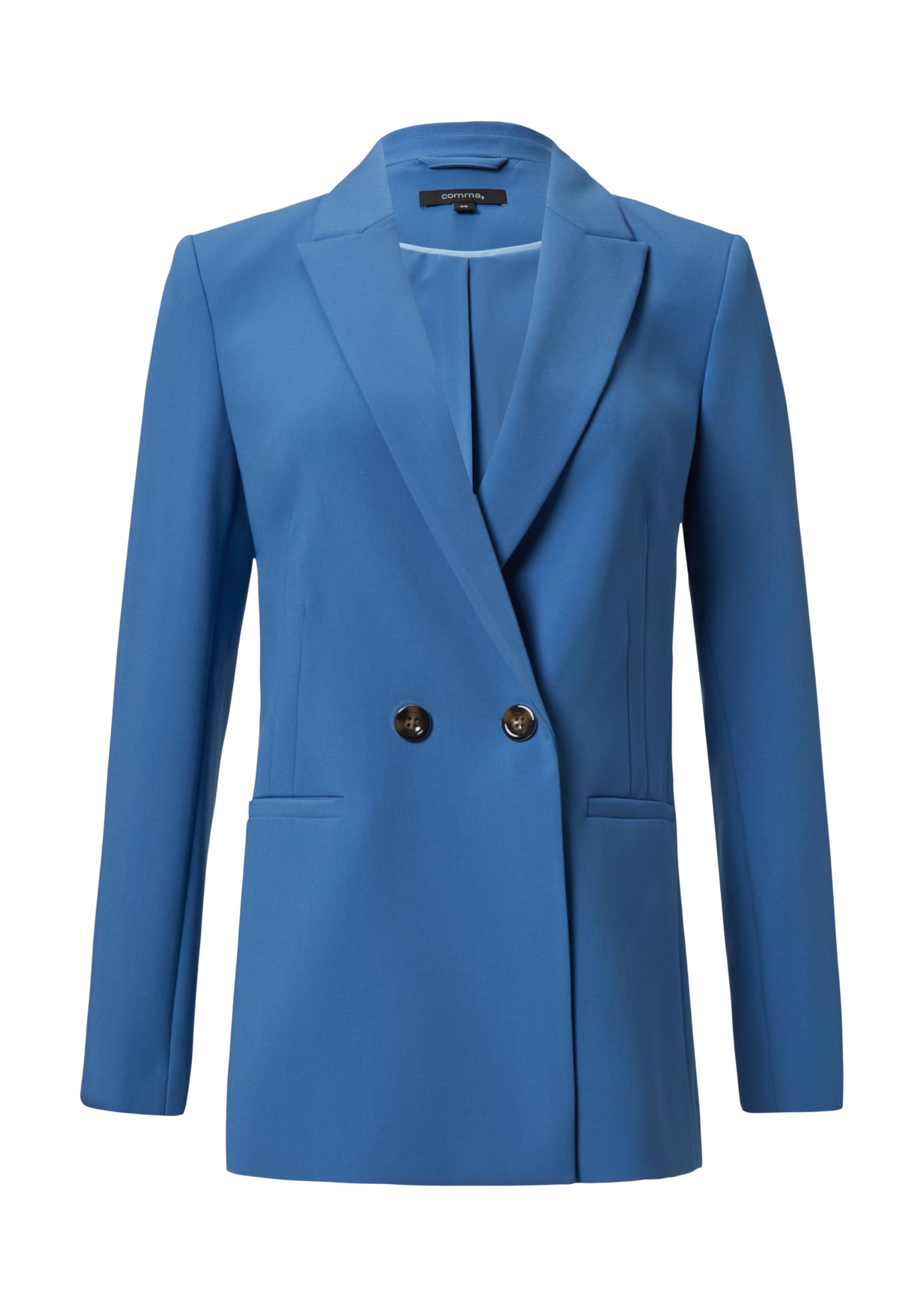 comma-antaillierter-twill-blazer-royalblau-32 image 3