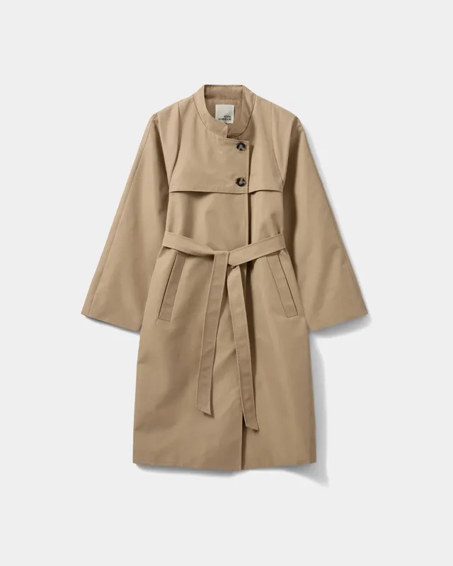 sofie-schnoor-women-lizzysw-trenchcoat-camel-mantel-baumwolle image 1