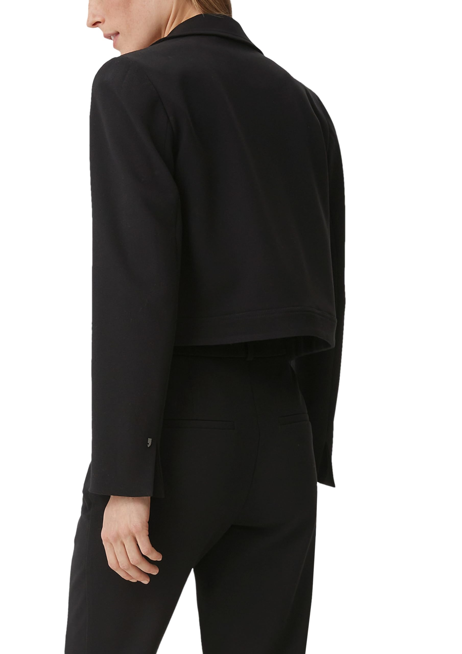 comma-blazer-kurz-damen-viskosemix-reverskragen image 3