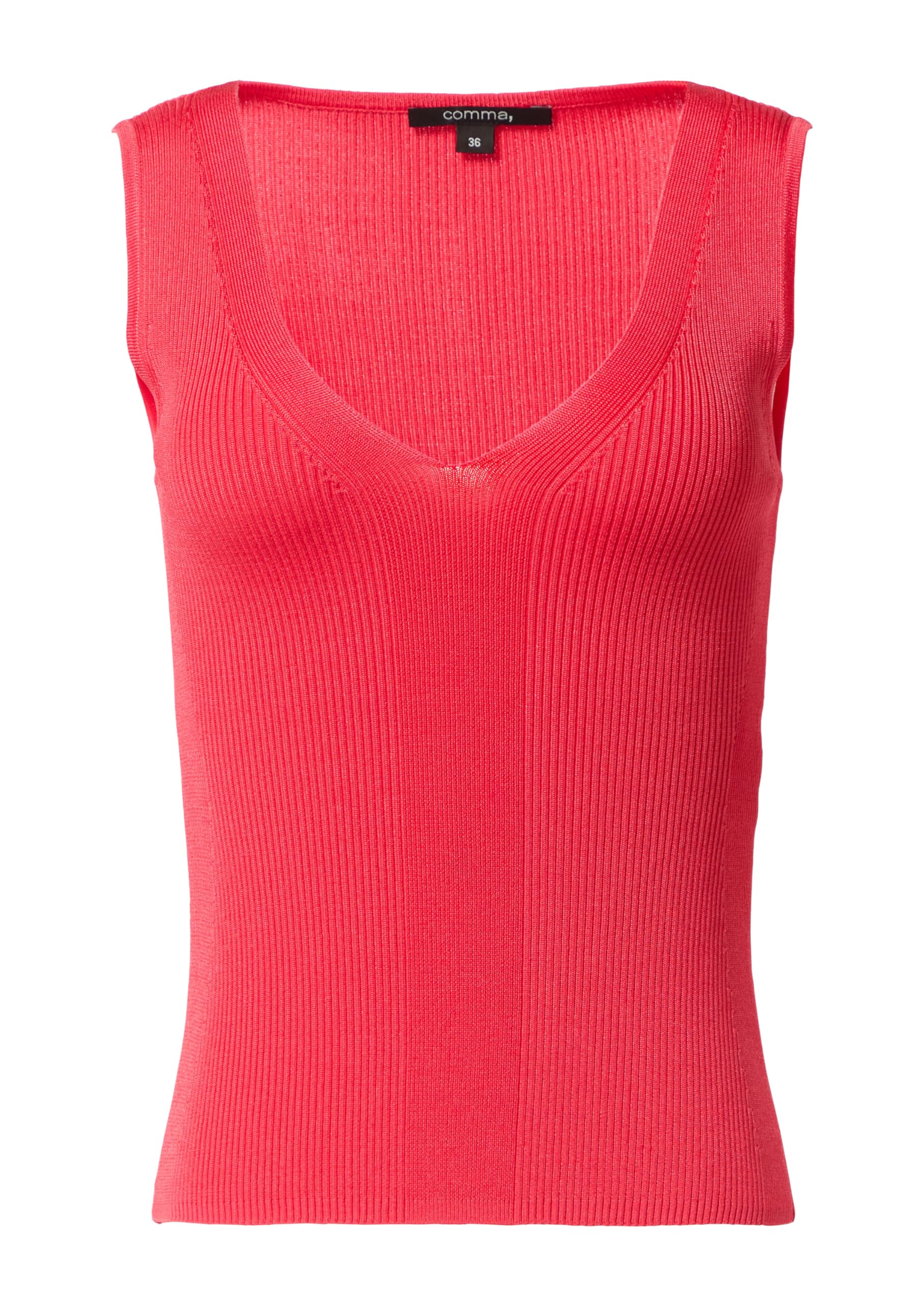 comma-strickpullunder-viskosemix-damen-weste-blau image 4