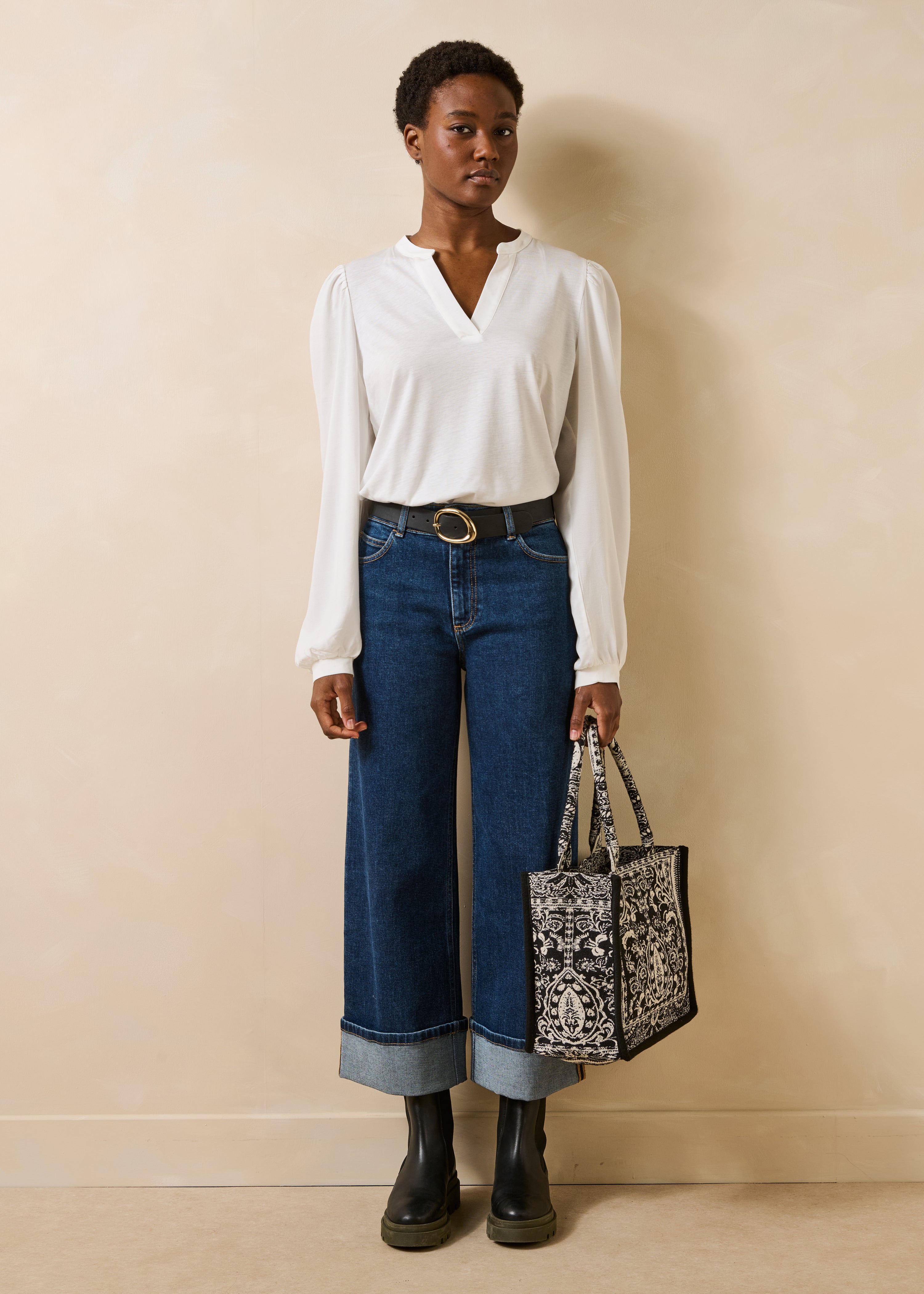 la-f-e-marabout-e-gravure-t-shirt-ecru-langarm-bi-mati-re image 2