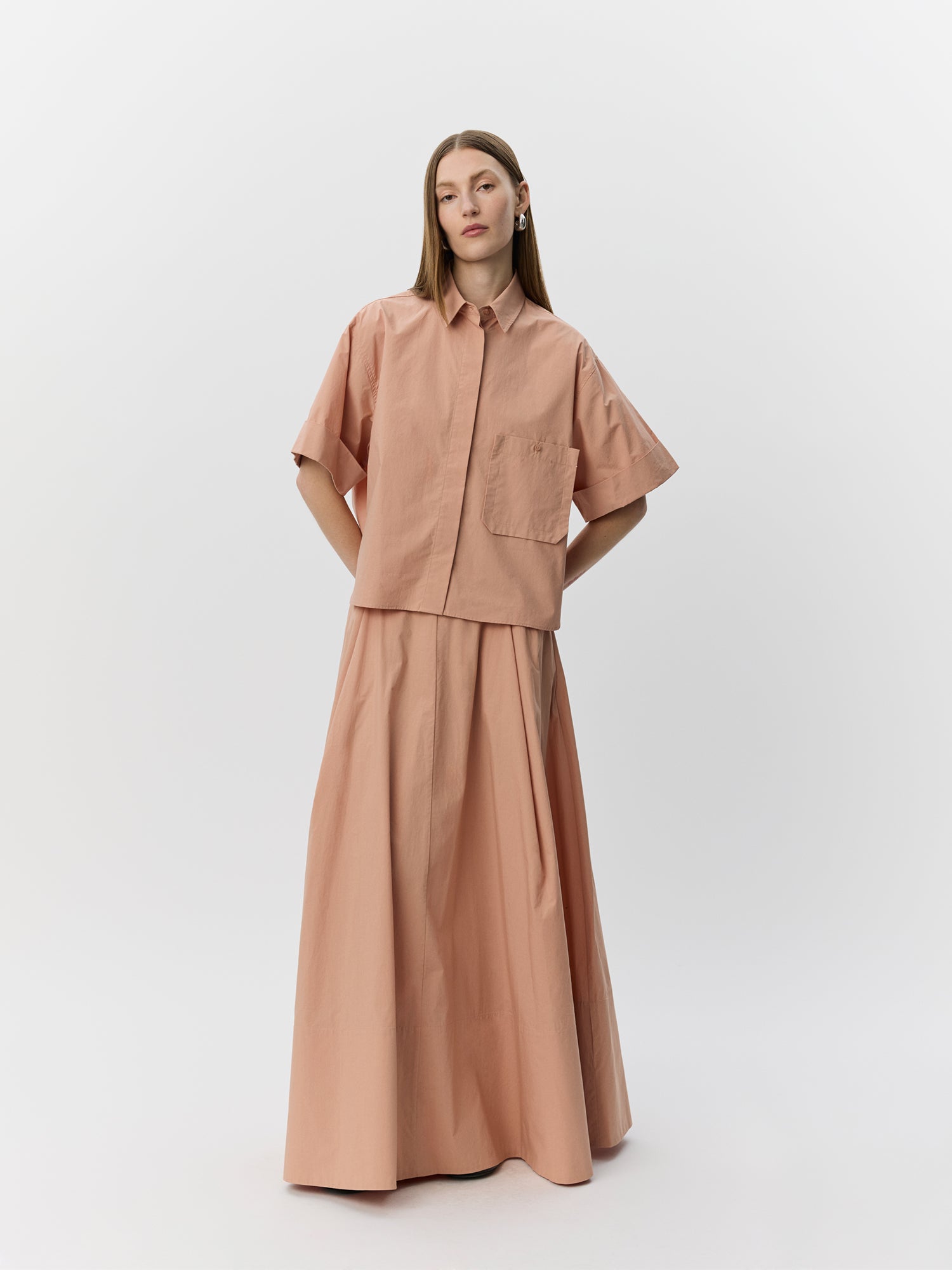 sofie-schnoor-women-leanasw-kurzarmhemd-caf-cr-me-baumwolle image 5