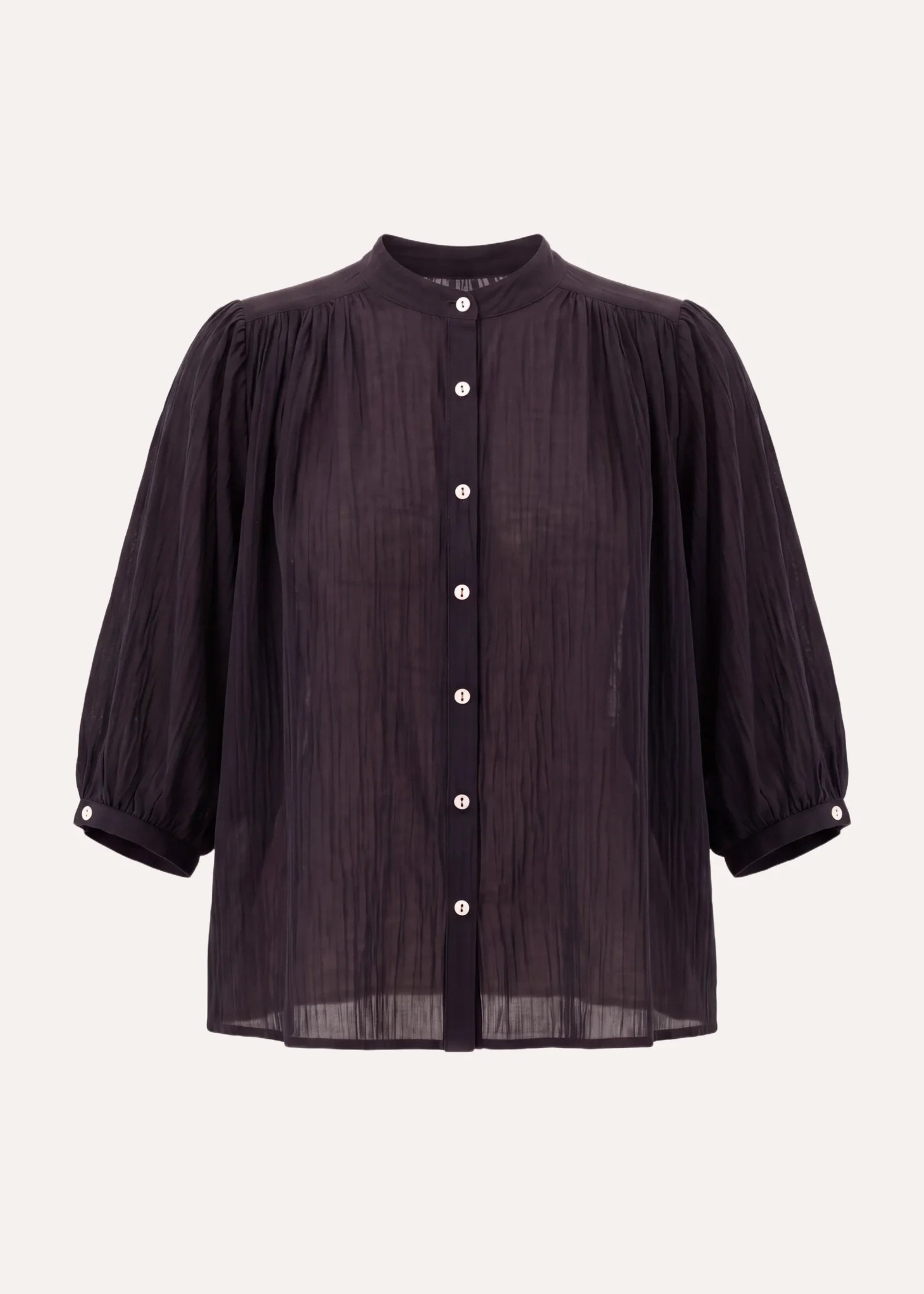 la-f-e-marabout-e-douwina-bluse-schwarz-voile-3-4-arm image 6