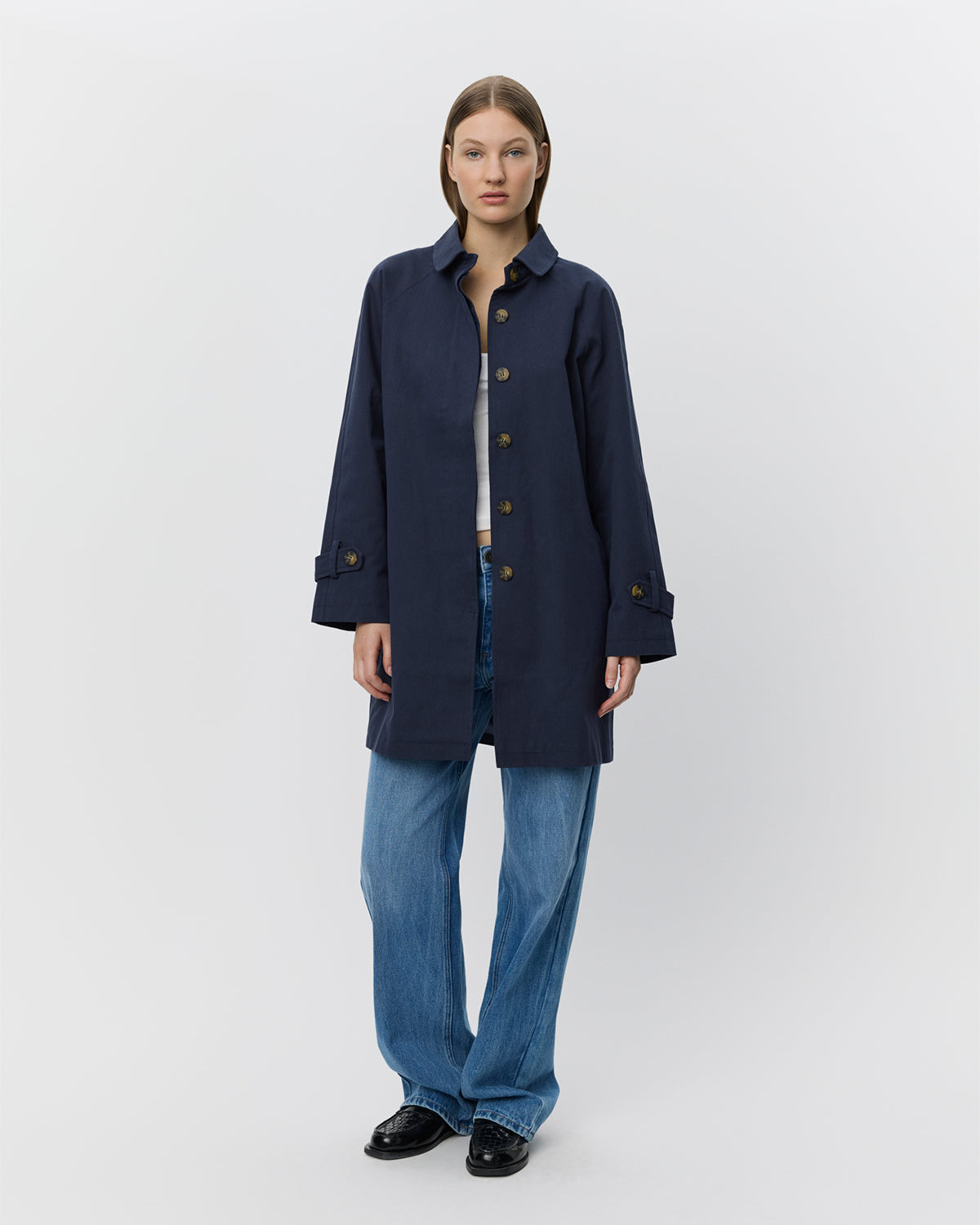 sofie-schnoor-women-filippasw-trenchcoat-navy-baumwolle image 2