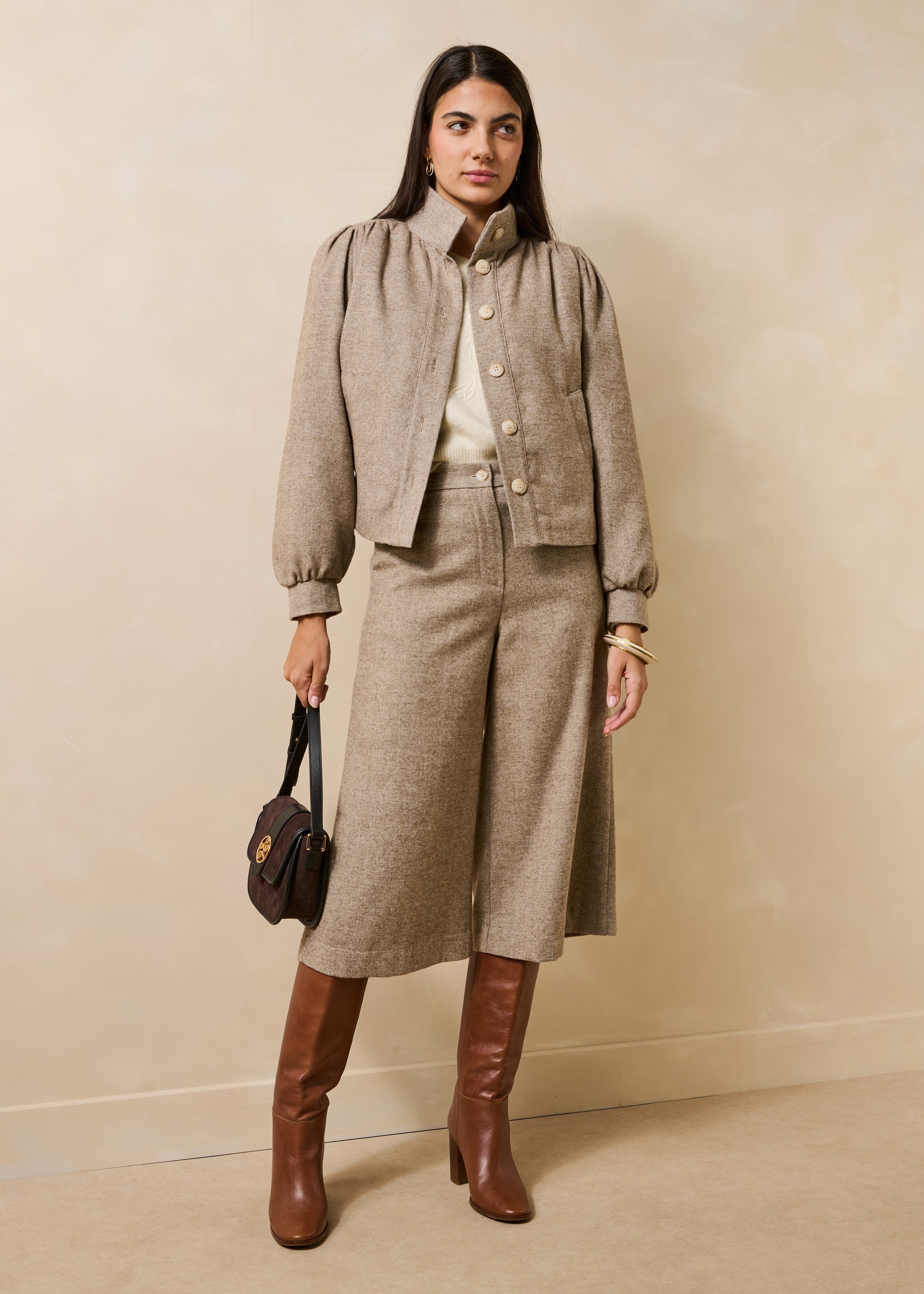 la-f-e-marabout-e-gourou-jacke-beige-tweed-34-46 image 2