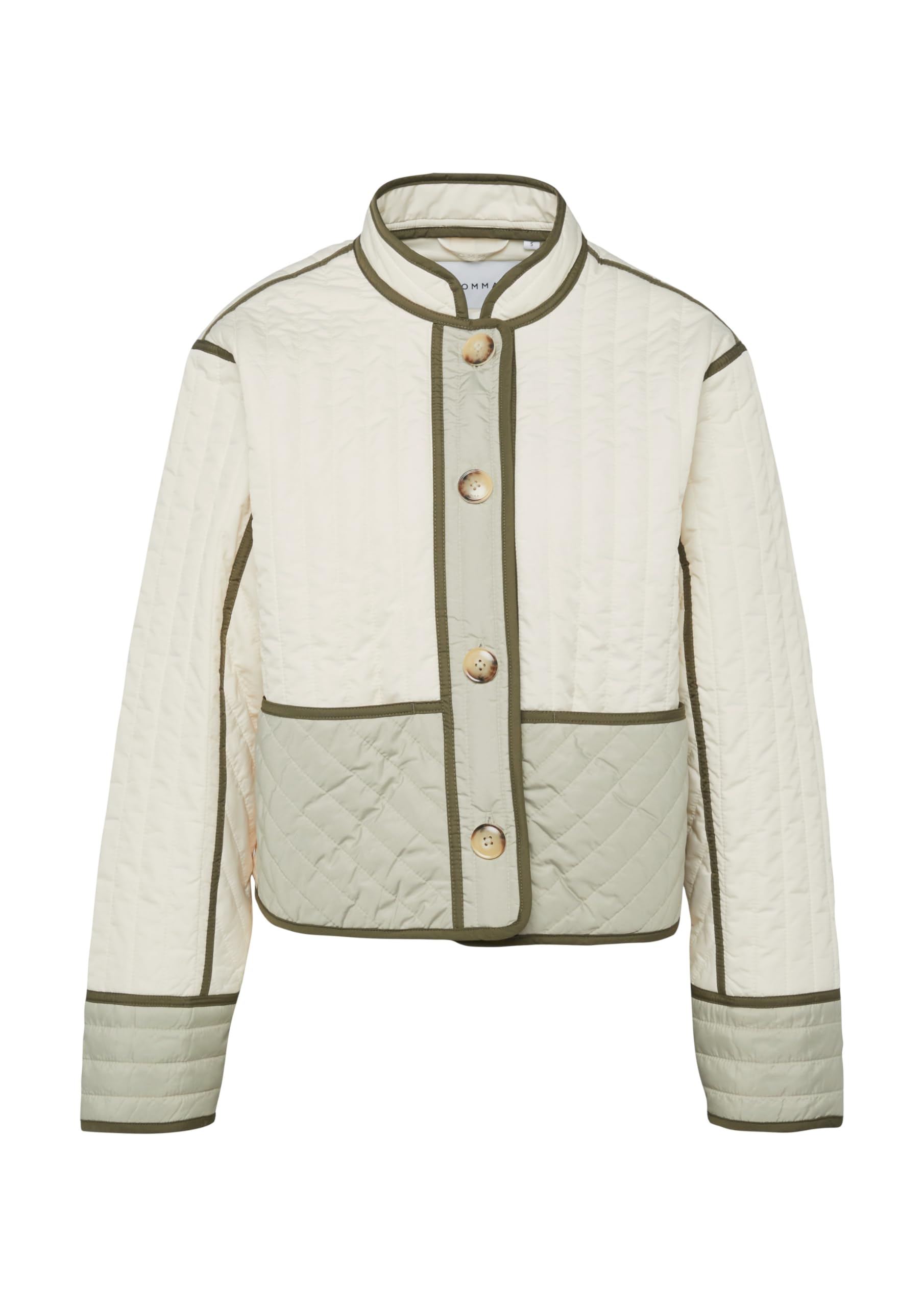 comma-jackets-gesteppte-jacke-loose-fit-stehkragen-damen image 4