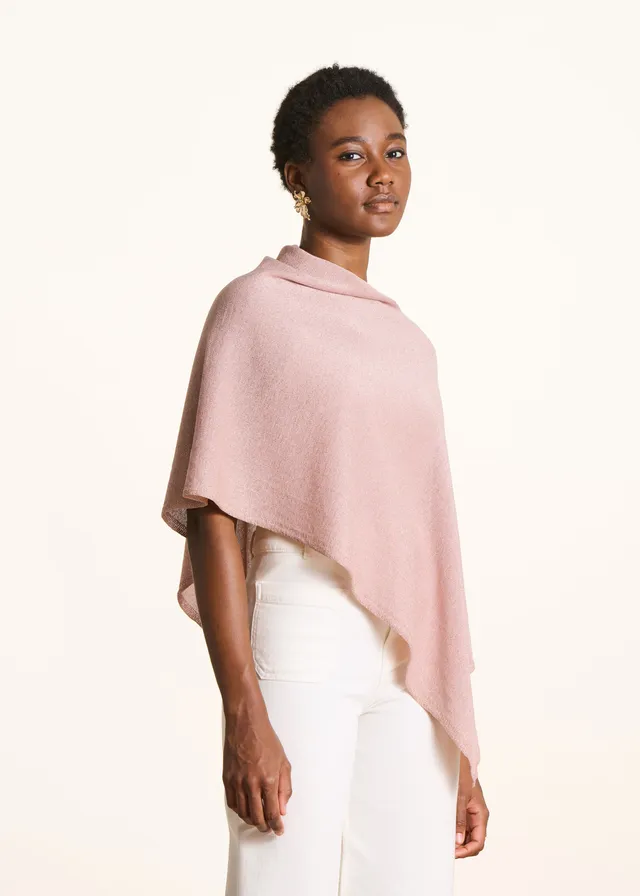 la-f-e-marabout-e-foncho-pullover-cape-hellrosa-tu image 1