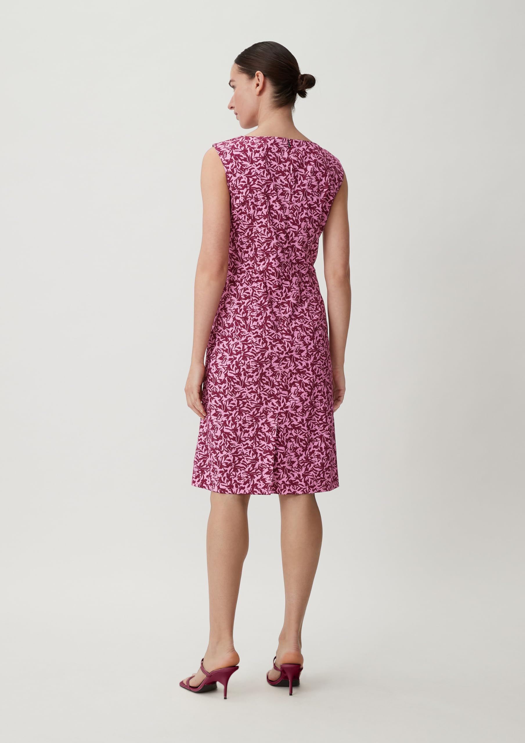 comma-kleid-kurz-baumwollstretch-pink-gr-40-sommer image 7