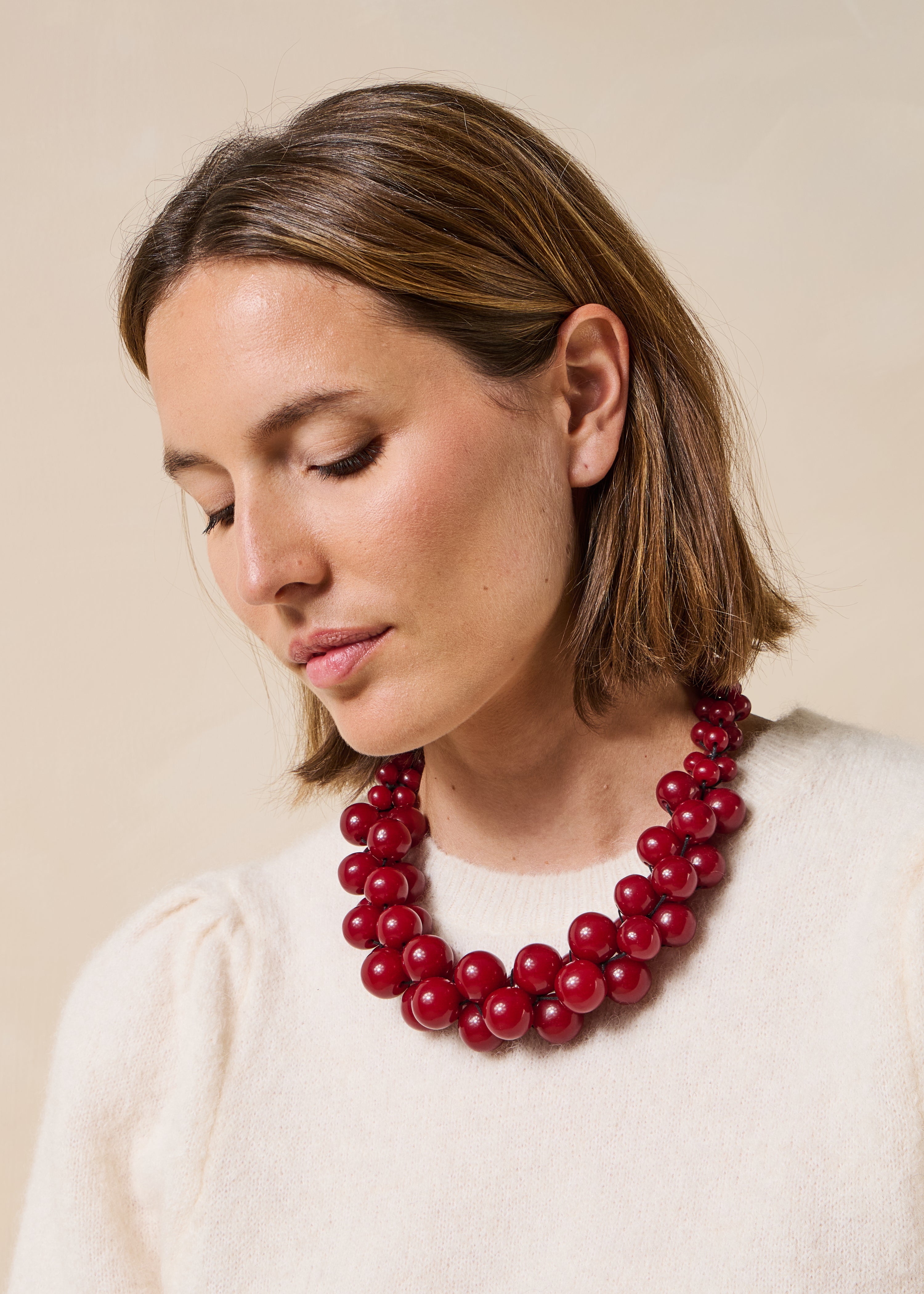 la-f-e-marabout-e-grutar-kette-rot-perlen-choker-verstellbar image 1