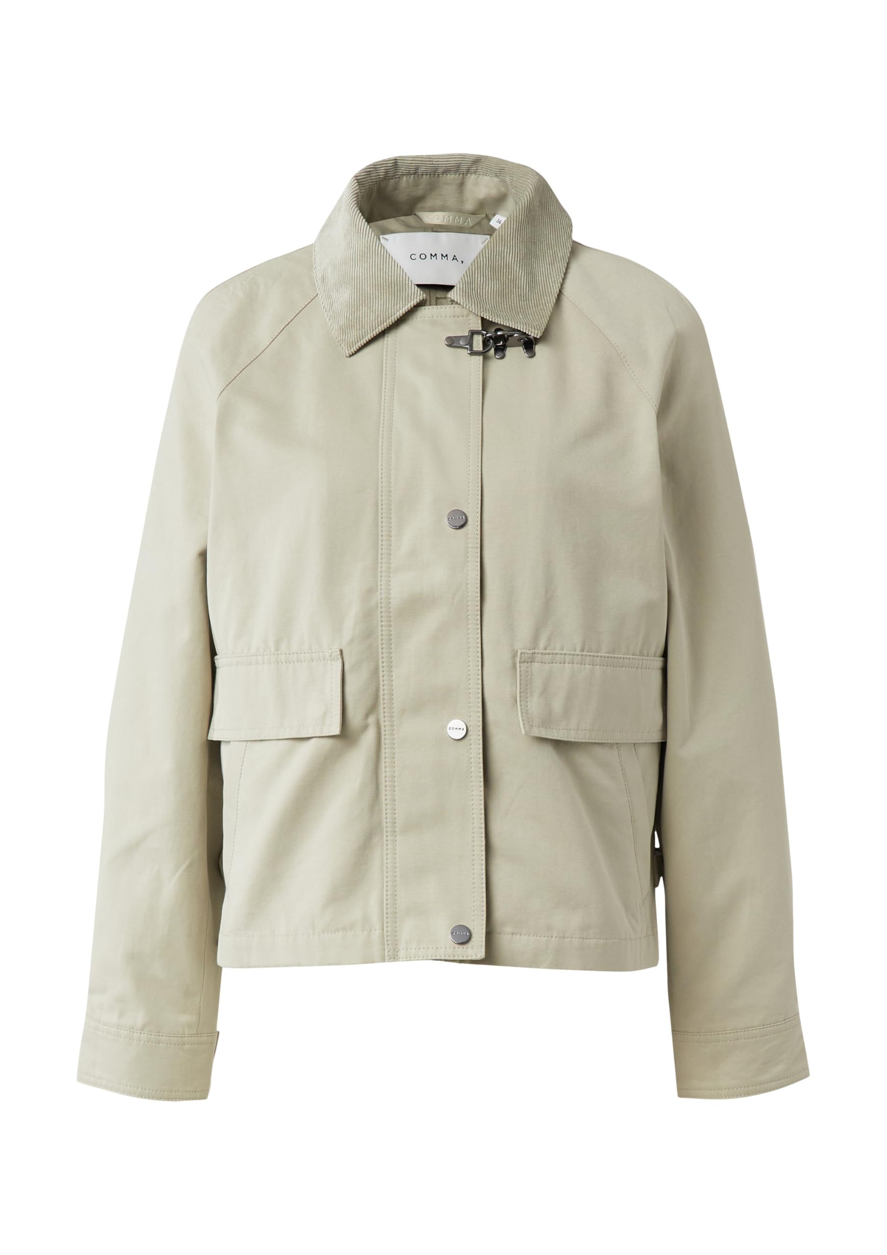 comma-jacke-baumwollmix-kurz-cord-kragen-twill image 4