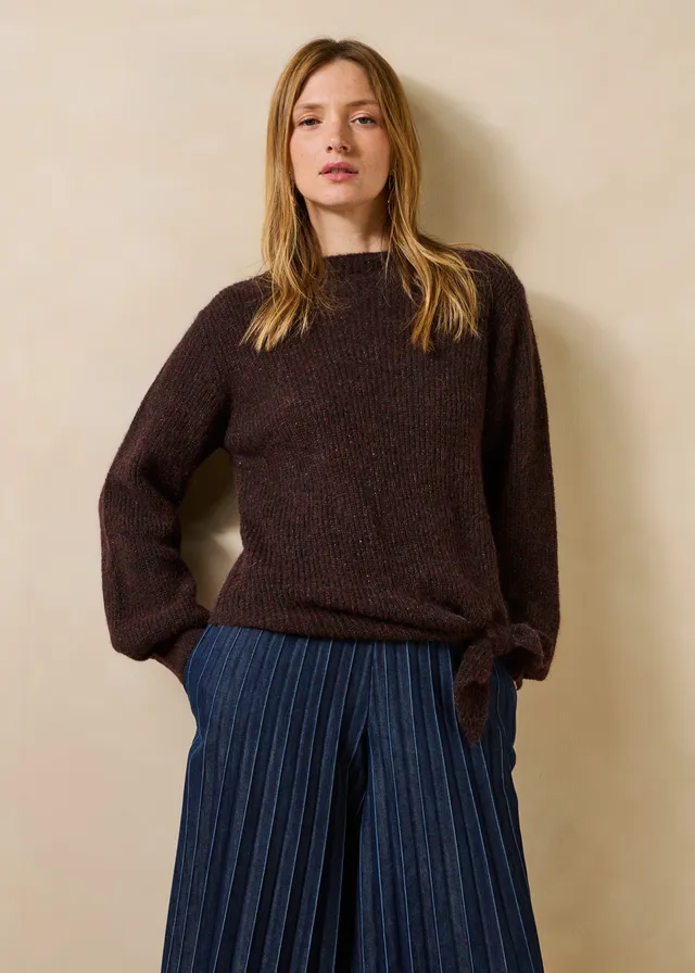 la-f-e-marabout-e-gecanno-pullover-braun-wolle-alpaka image 1
