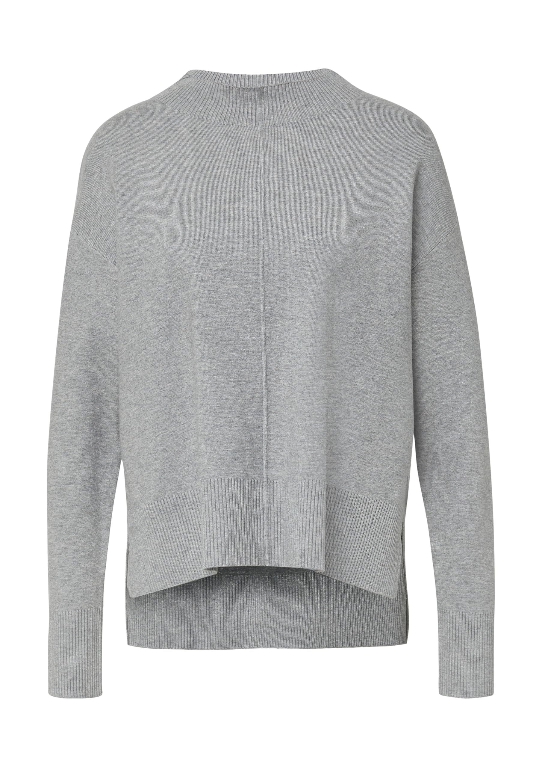 comma-feinstrickpullover-gr-e-40-grau-viskosemix-stehkragen image 4